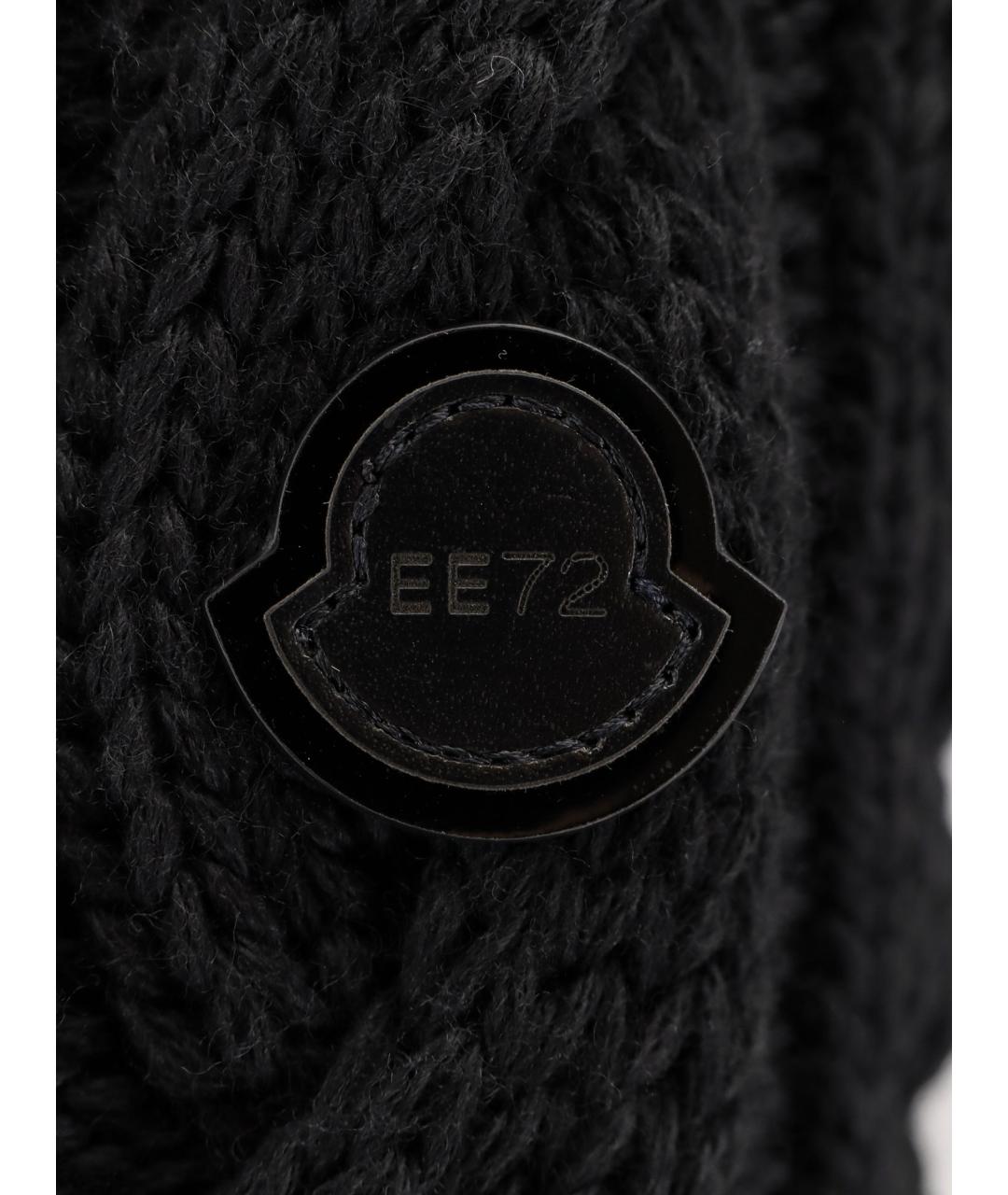 MONCLER Черный вискозный джемпер / свитер, фото 3