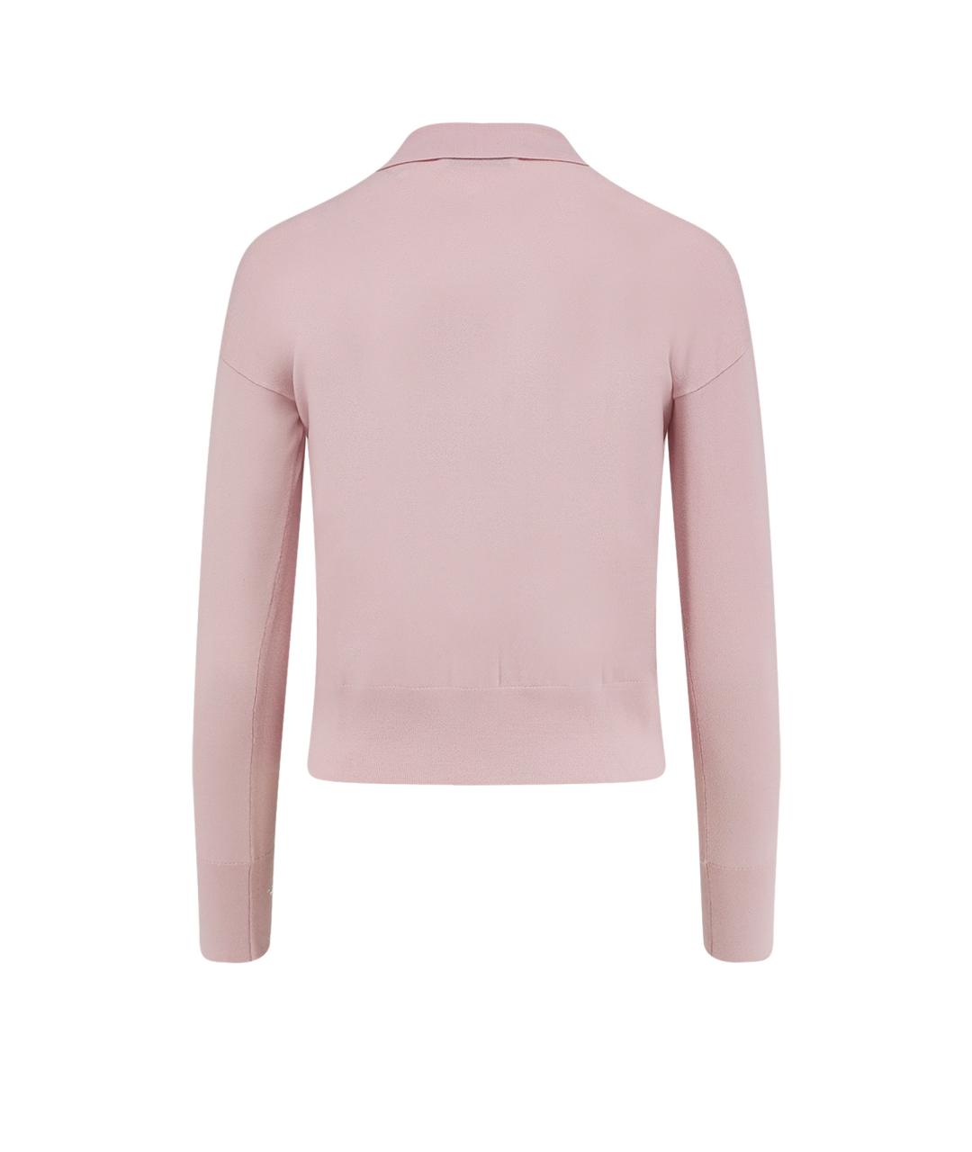 MAX MARA Розовый шерстяной кардиган, фото 2