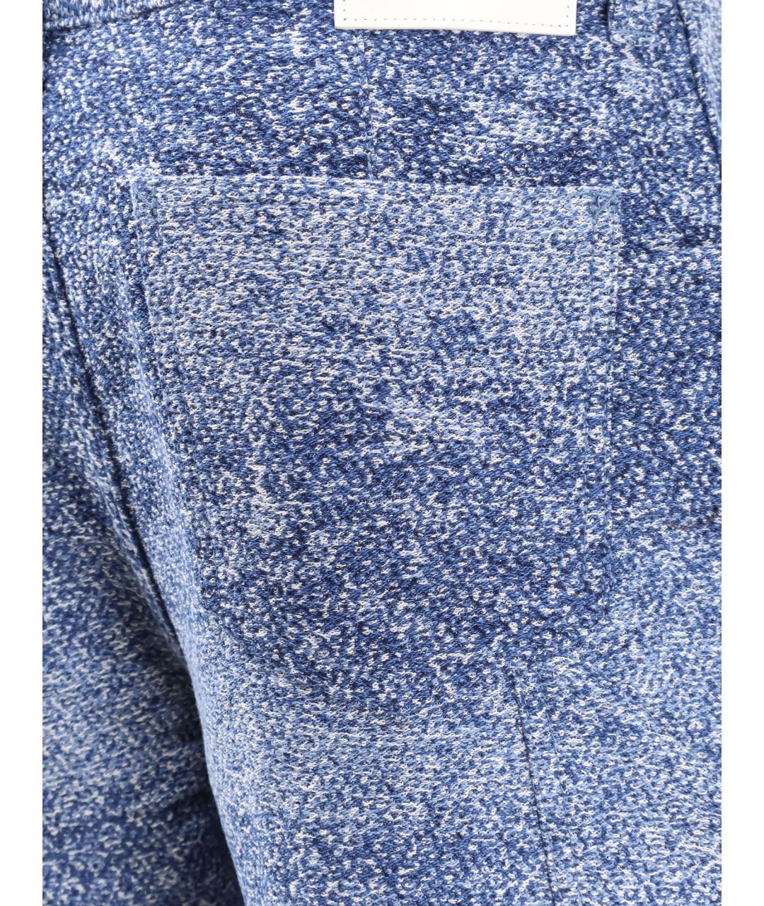 CHRISTIAN DIOR Голубые хлопковые прямые джинсы, фото 3