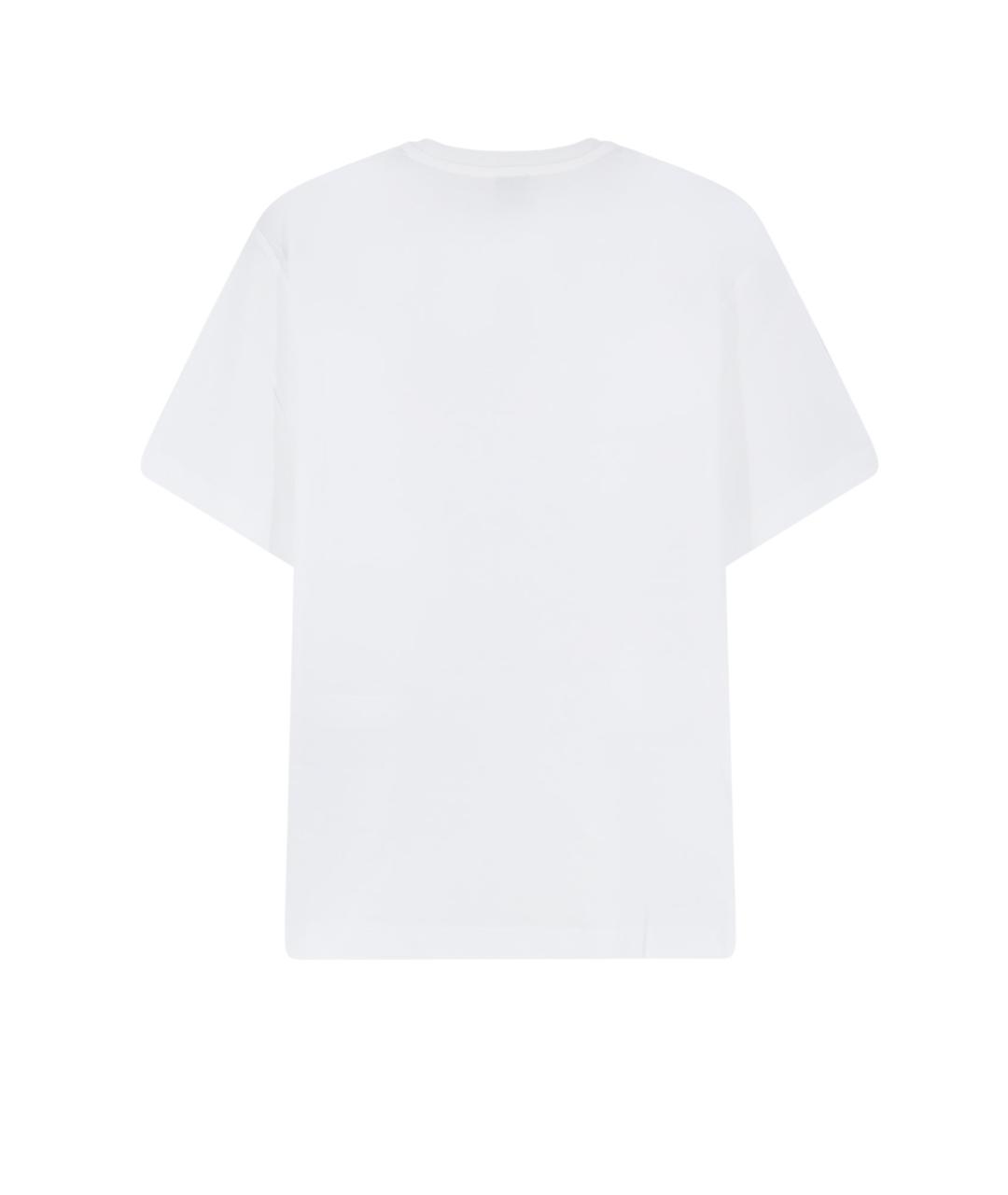 PINKO Белая хлопковая футболка, фото 2