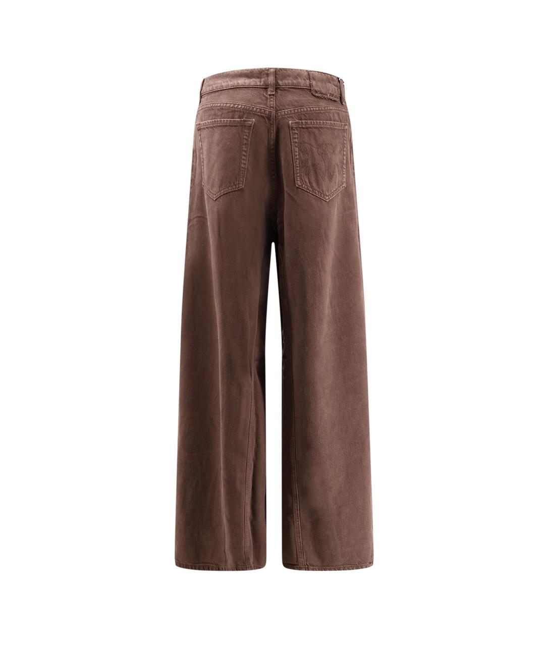 PINKO Коричневые прямые брюки, фото 2