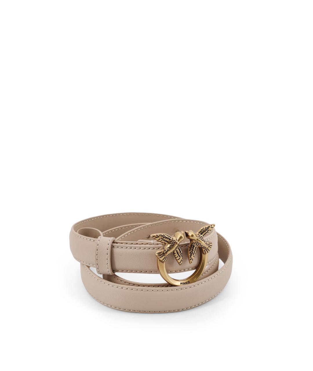 PINKO Бежевый ремень, фото 3