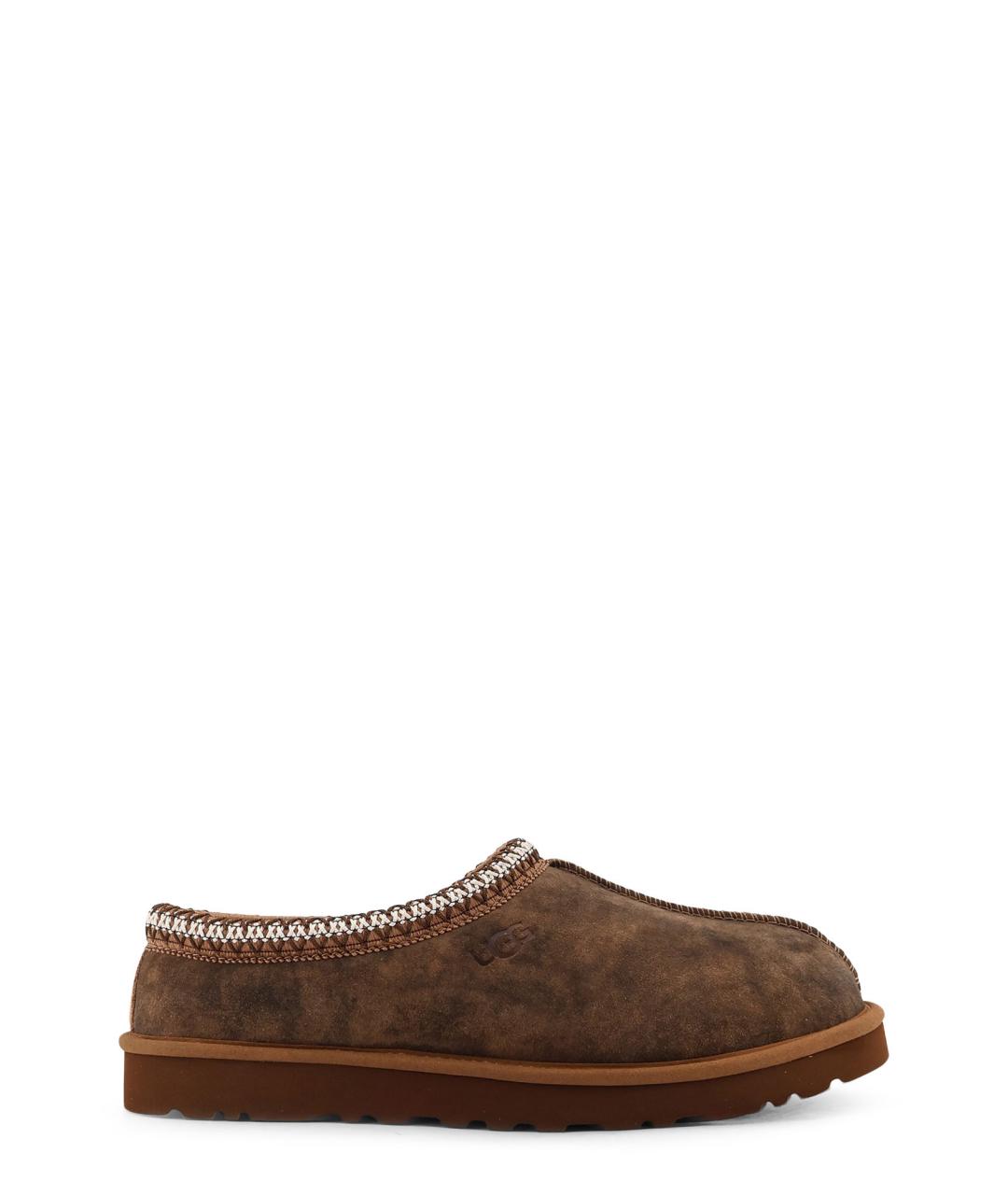 UGG AUSTRALIA Коричневые замшевые низкие ботинки, фото 1