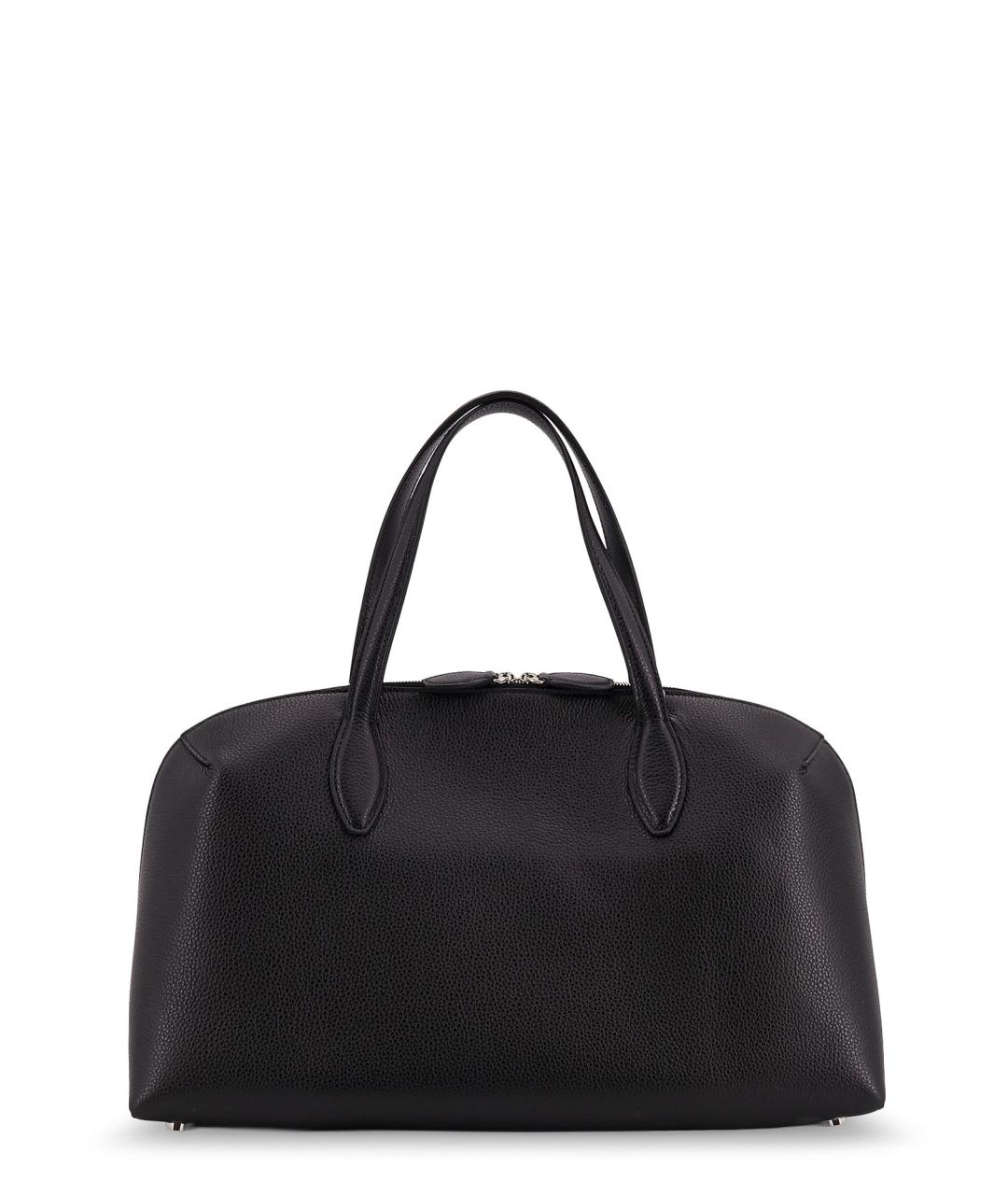 TOTEME Черная кожаная сумка тоут, фото 2