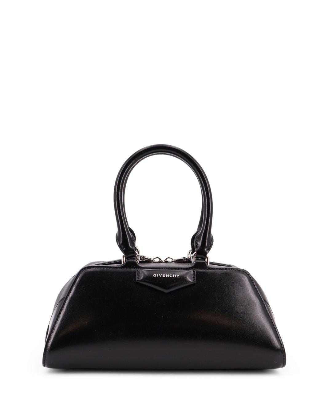 GIVENCHY Черная кожаная сумка тоут, фото 1