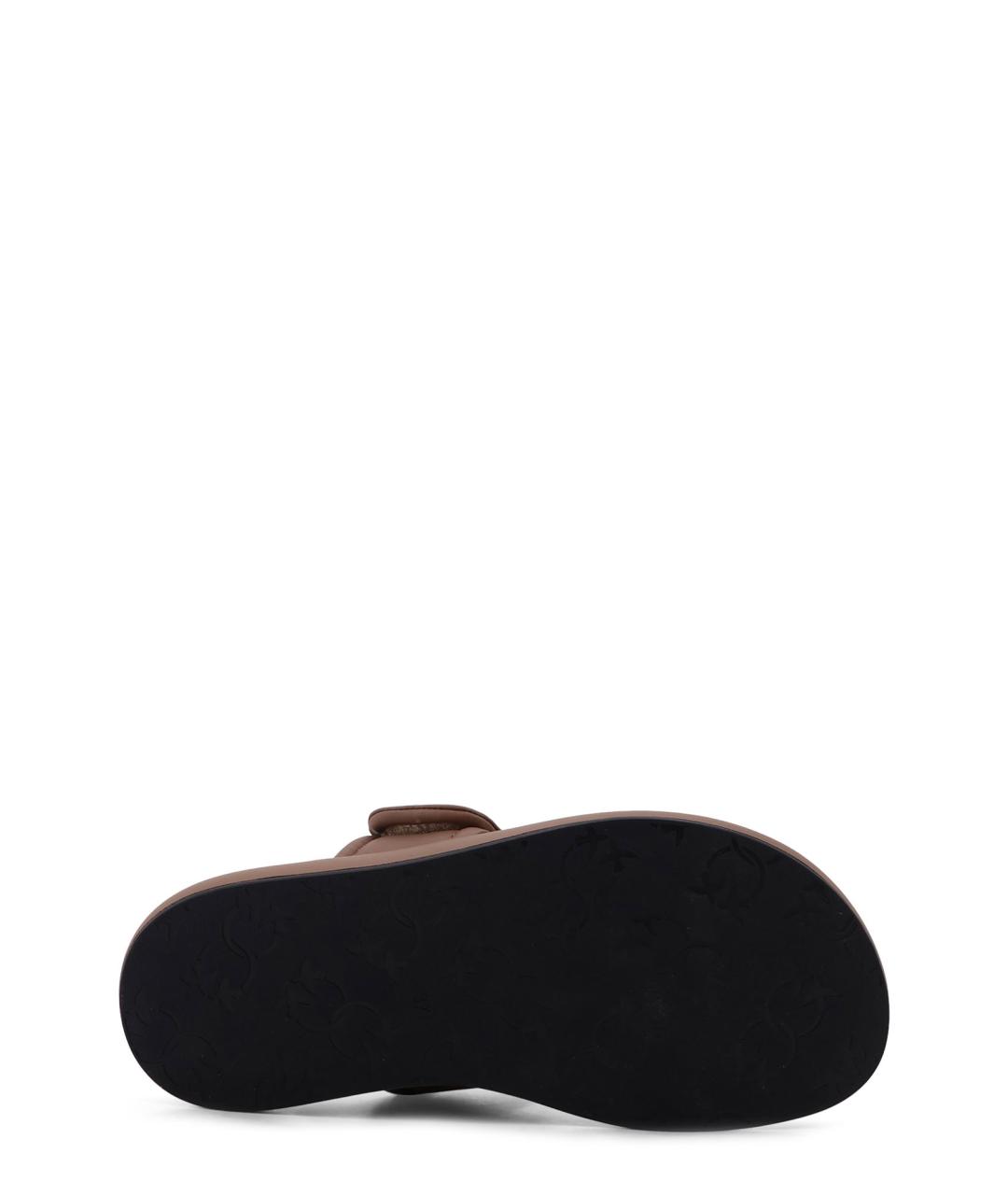 PINKO Коричневые кожаные босоножки, фото 4