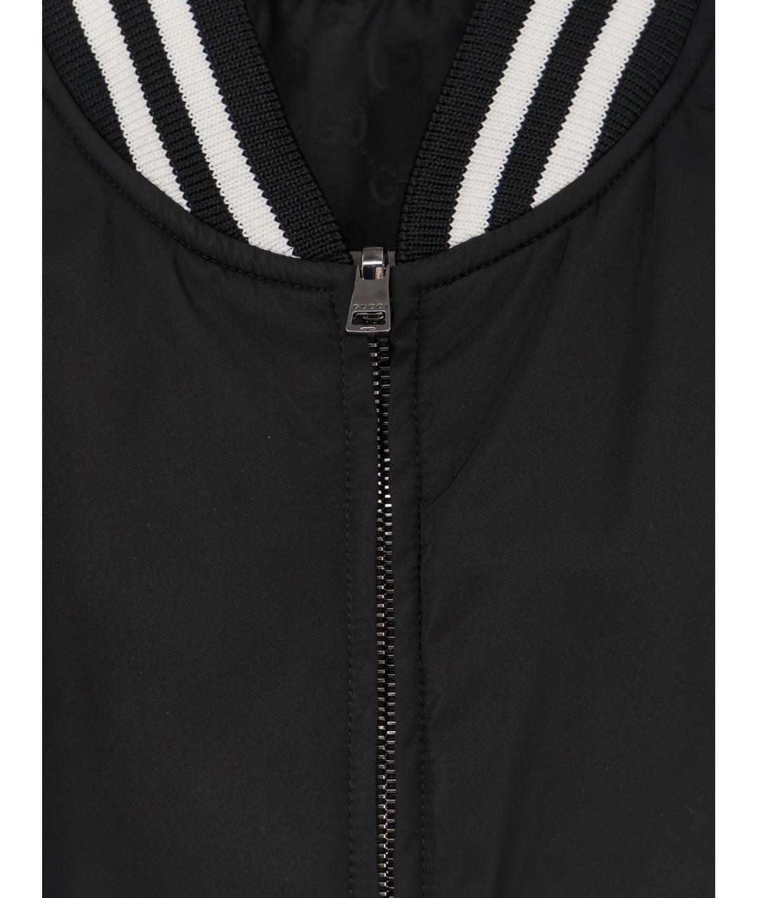 GUCCI Черная полиэстеровая куртка, фото 3