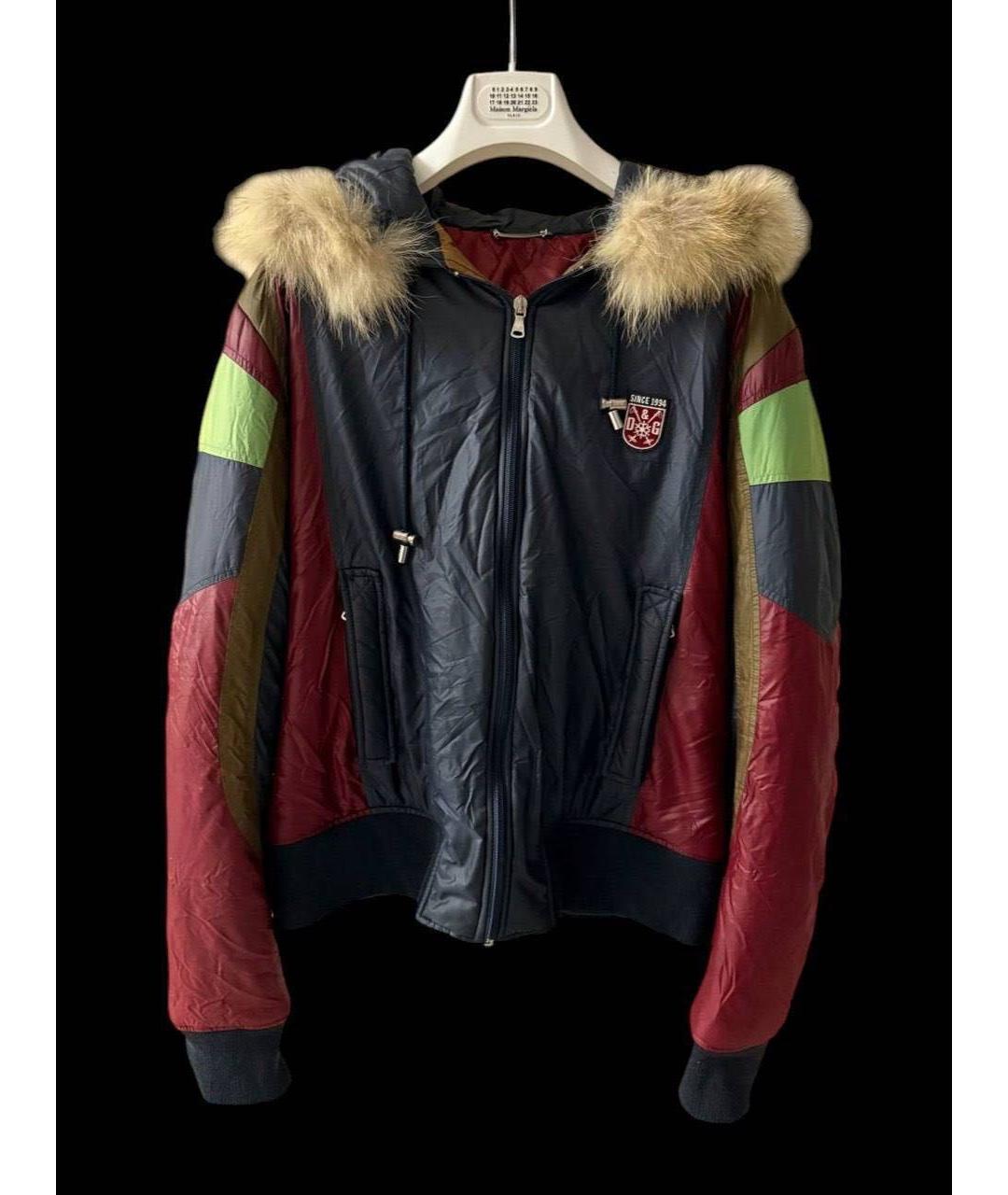 DOLCE&GABBANA Темно-синяя куртка, фото 4