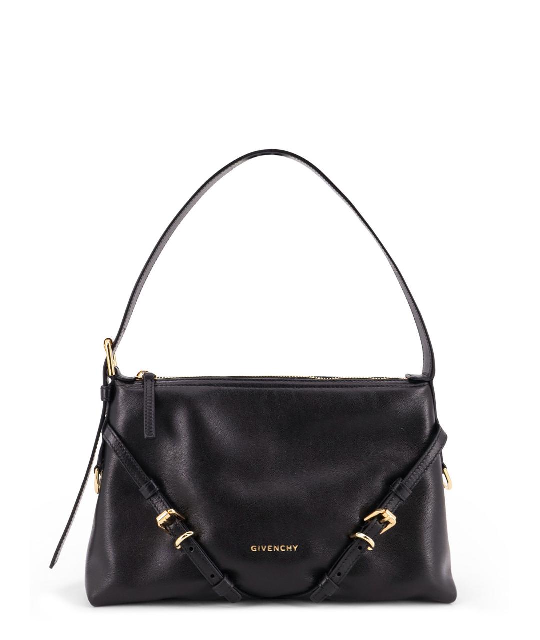 GIVENCHY Черная кожаная сумка через плечо, фото 1
