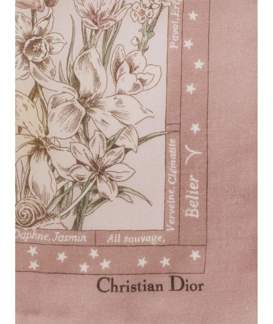 CHRISTIAN DIOR Мульти кашемировый платок, фото 2