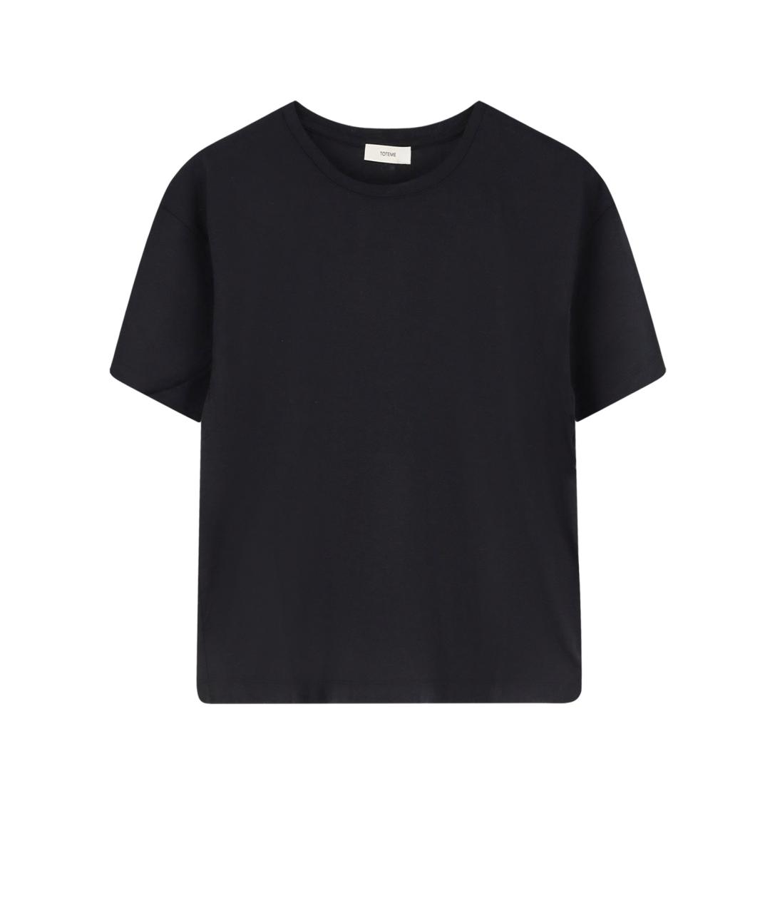 TOTEME Черная футболка, фото 1