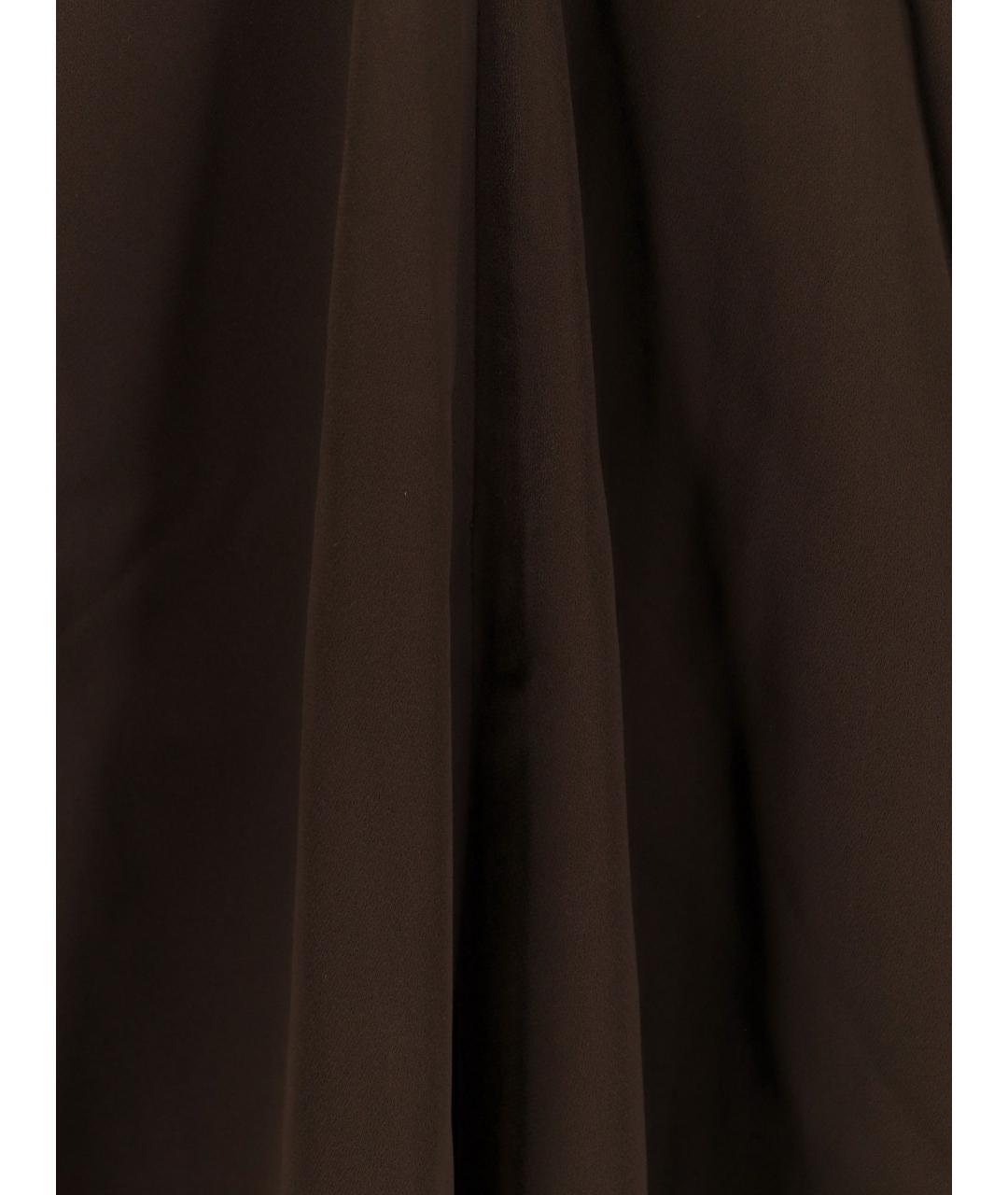 TOTEME Хаки вискозное повседневное платье, фото 3