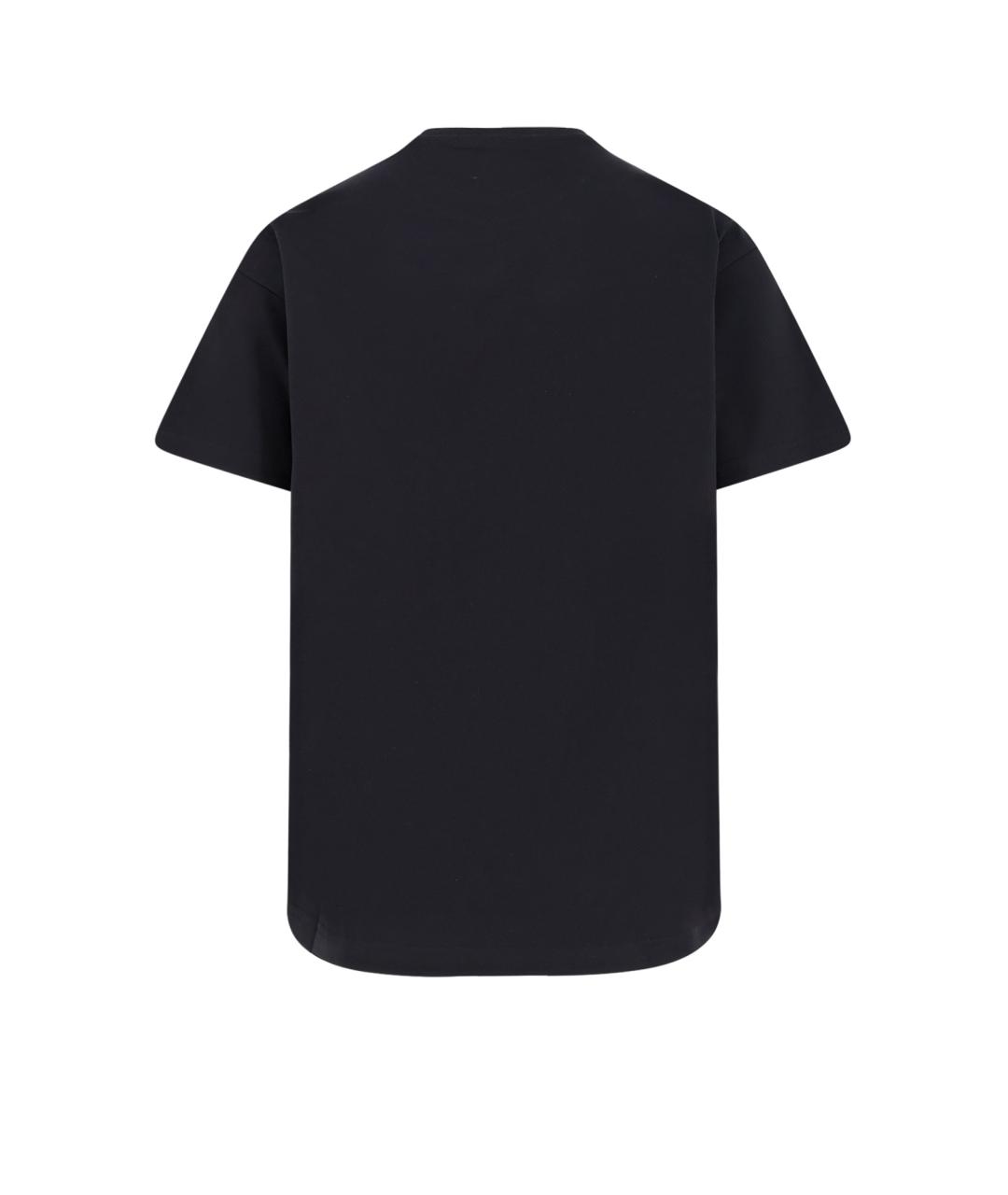 GIVENCHY Черная хлопковая футболка, фото 2