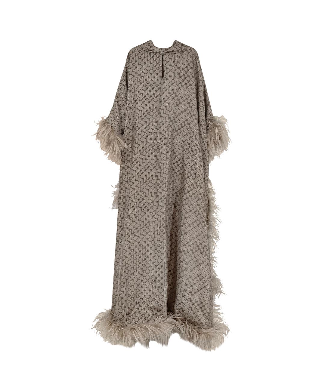 GUCCI Мульти шелковое вечернее платье, фото 2