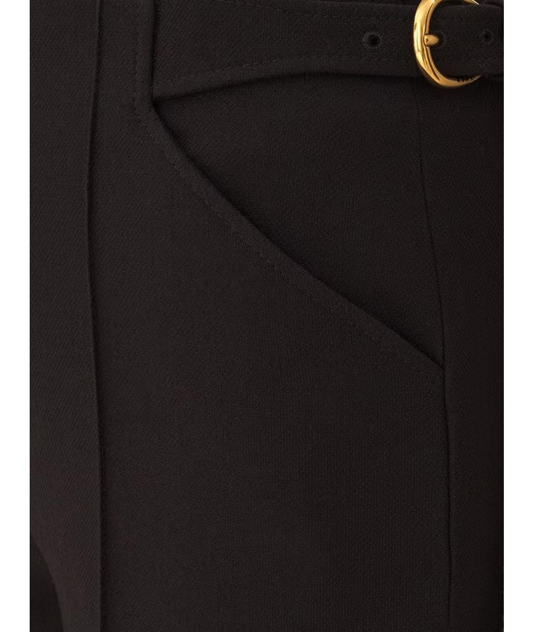 CHLOE Черные шерстяные бриджи, фото 3