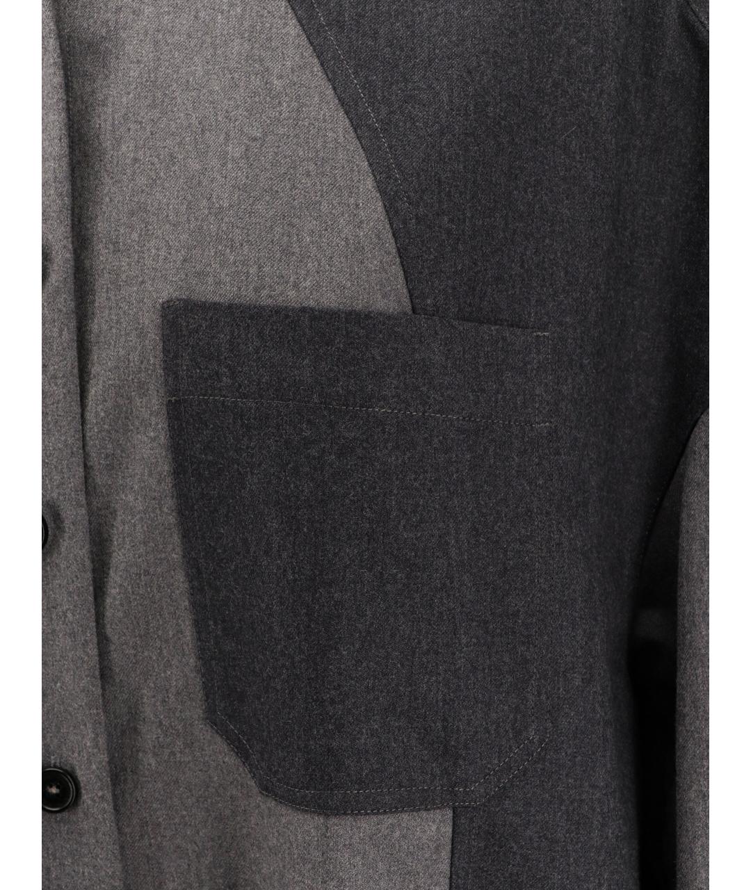 STELLA MCCARTNEY Серая шерстяная рубашка, фото 3