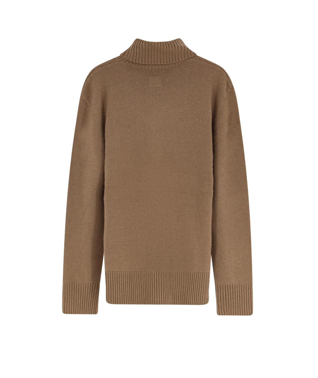 TOTEME Коричневый кашемировый джемпер / свитер, фото 2