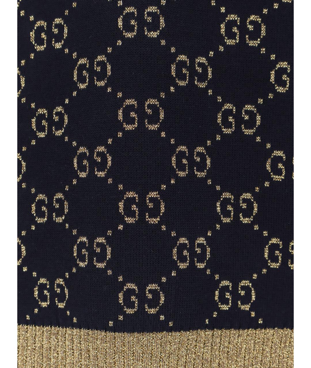 GUCCI Синий хлопковый джемпер / свитер, фото 3