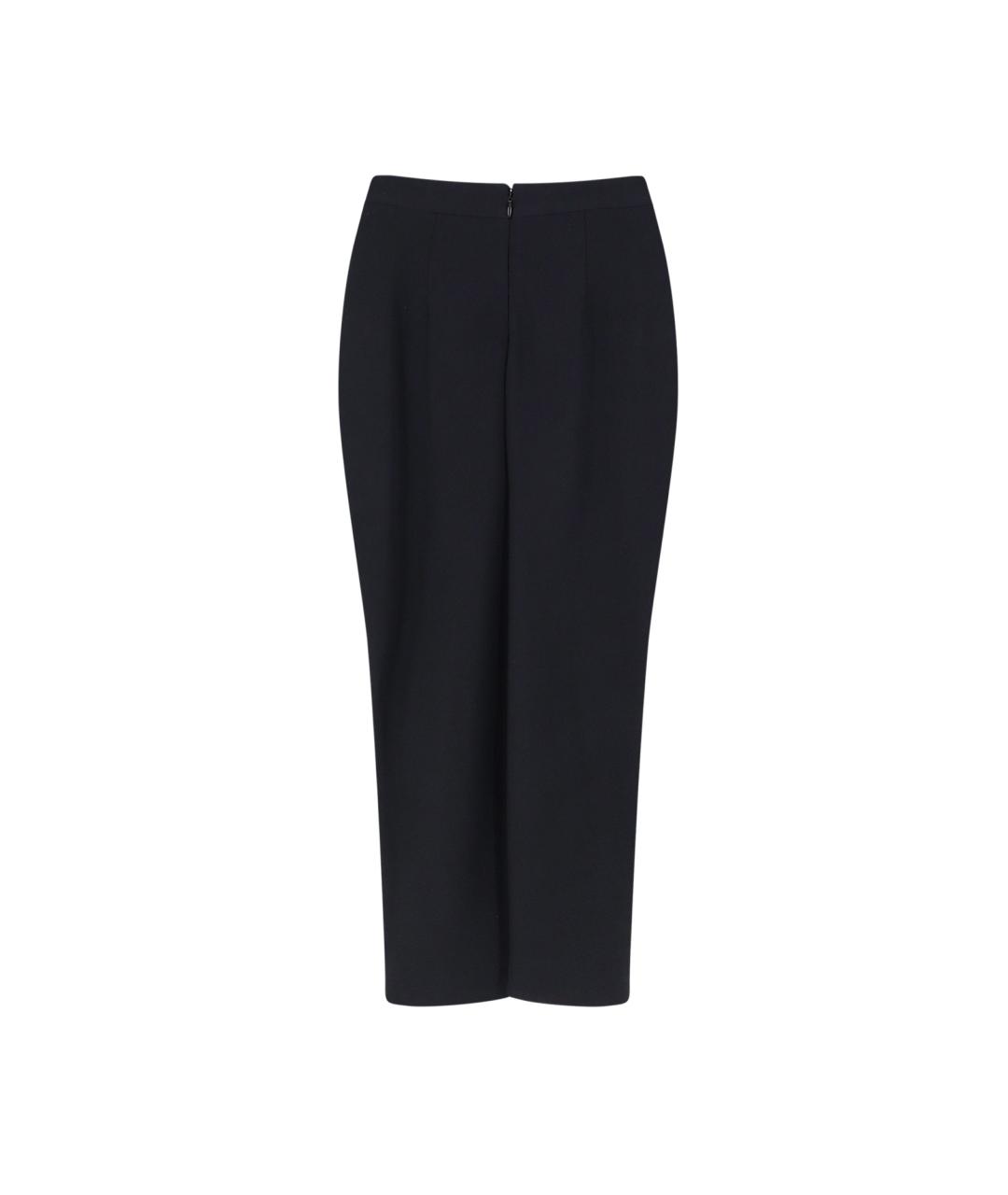 GIVENCHY Черная вискозная юбка миди, фото 2