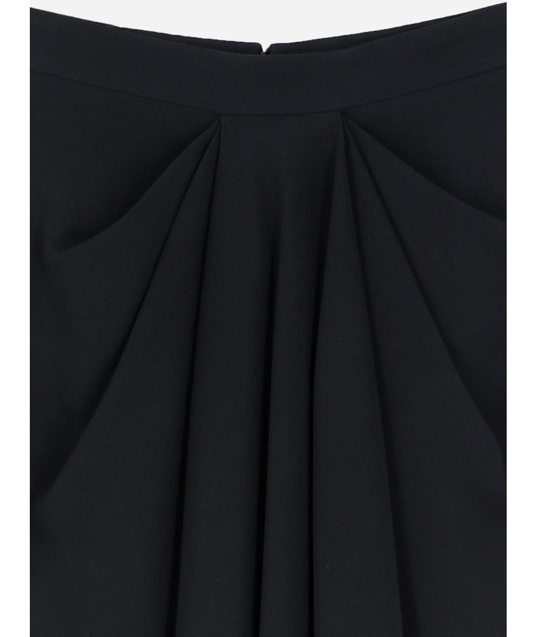 GIVENCHY Черная вискозная юбка миди, фото 3