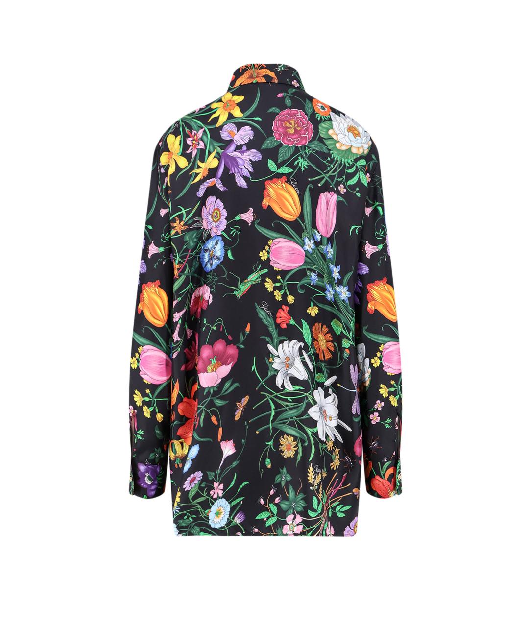 GUCCI Мульти шелковая рубашка, фото 2