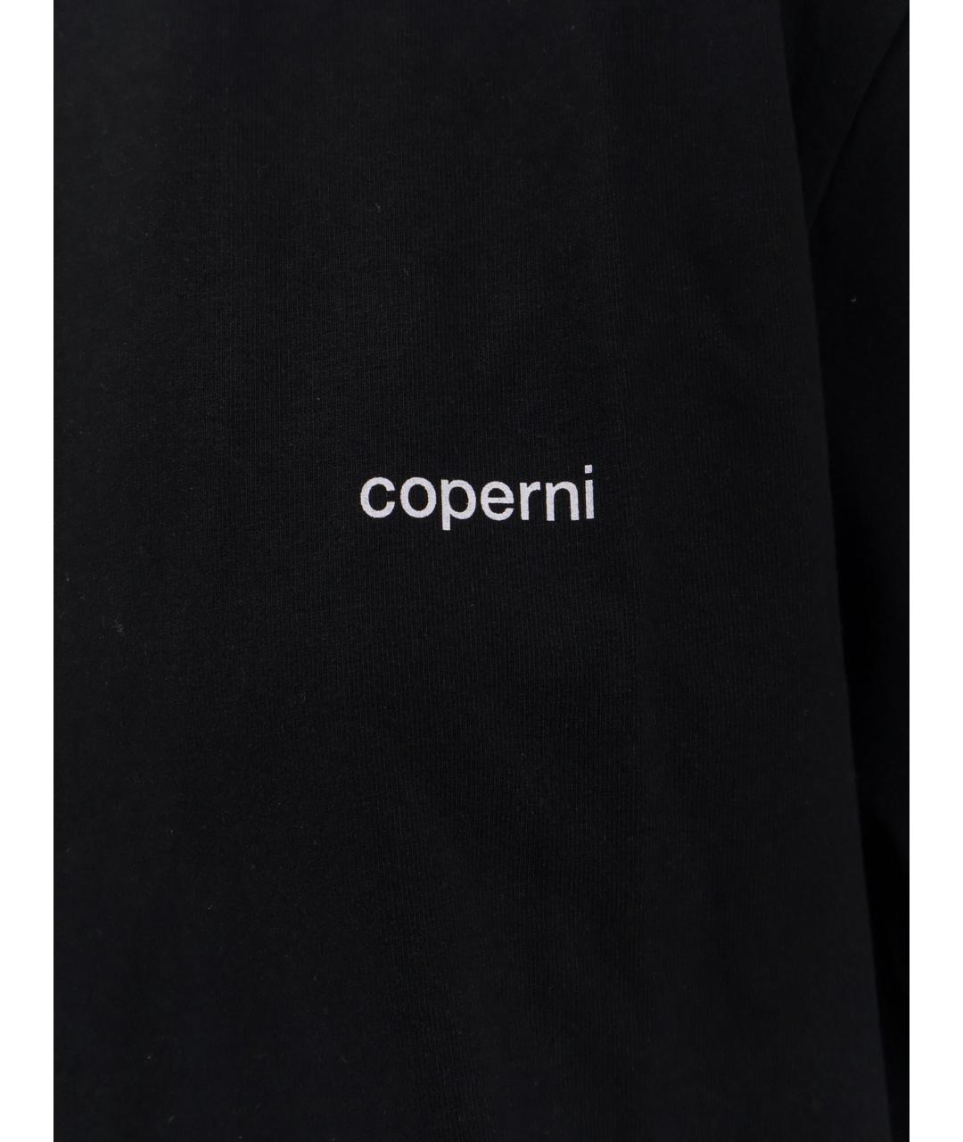 COPERNI Черная хлопковая футболка, фото 3