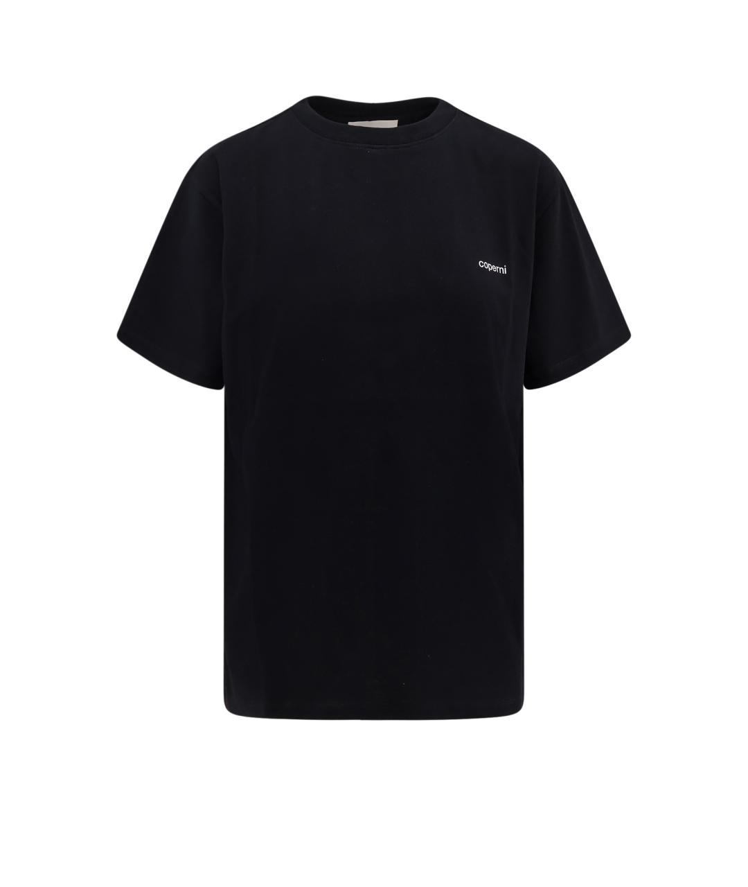 COPERNI Черная хлопковая футболка, фото 1