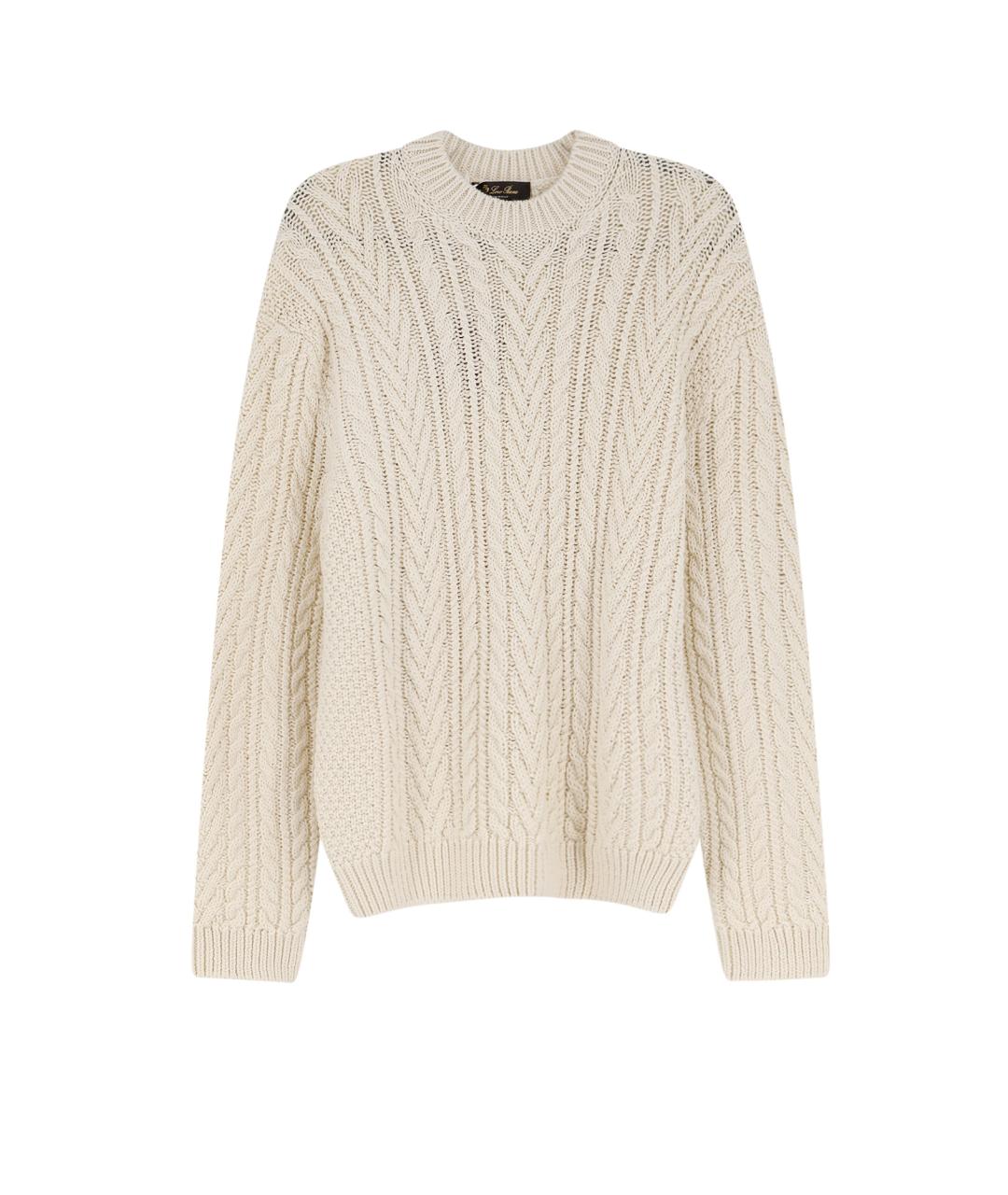 LORO PIANA Бежевый джемпер / свитер, фото 1