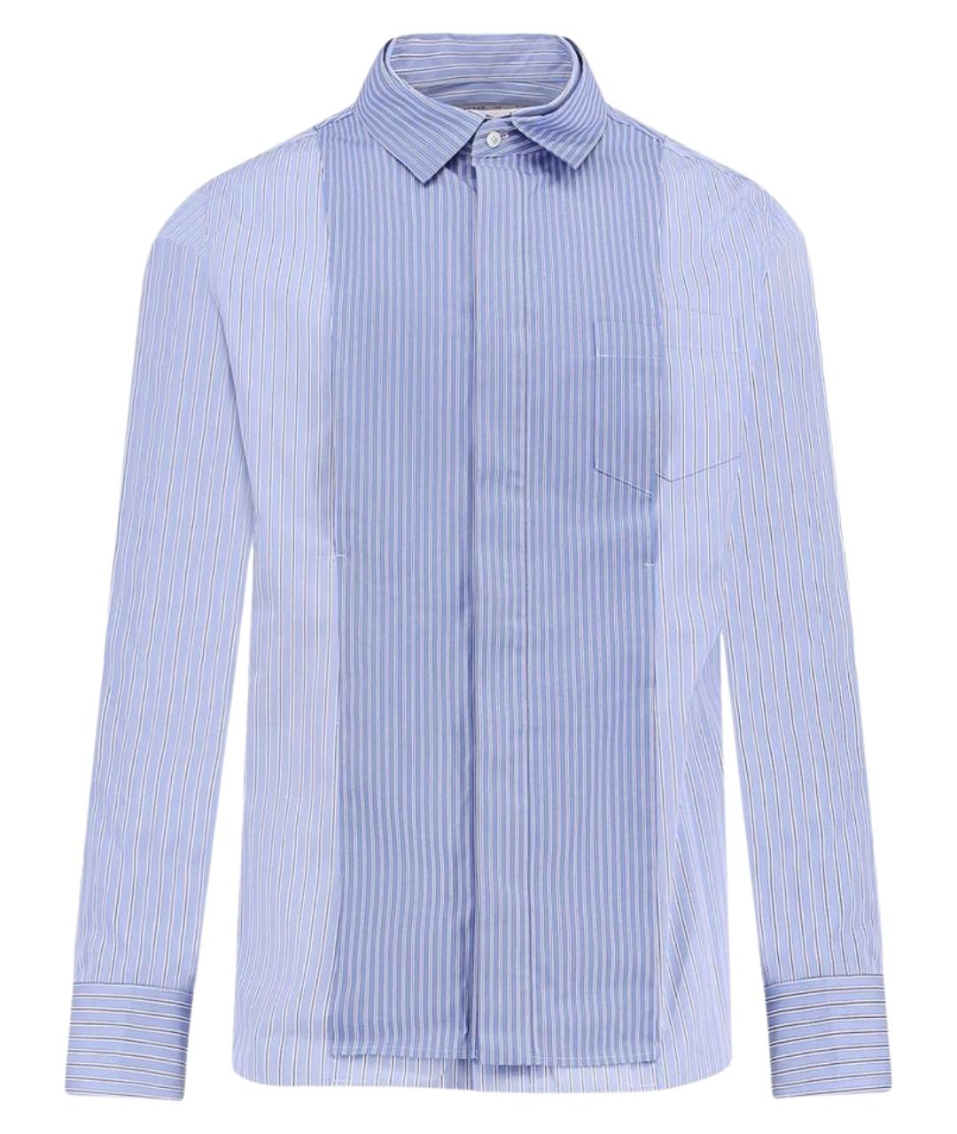 SACAI Голубая хлопковая кэжуал рубашка, фото 1