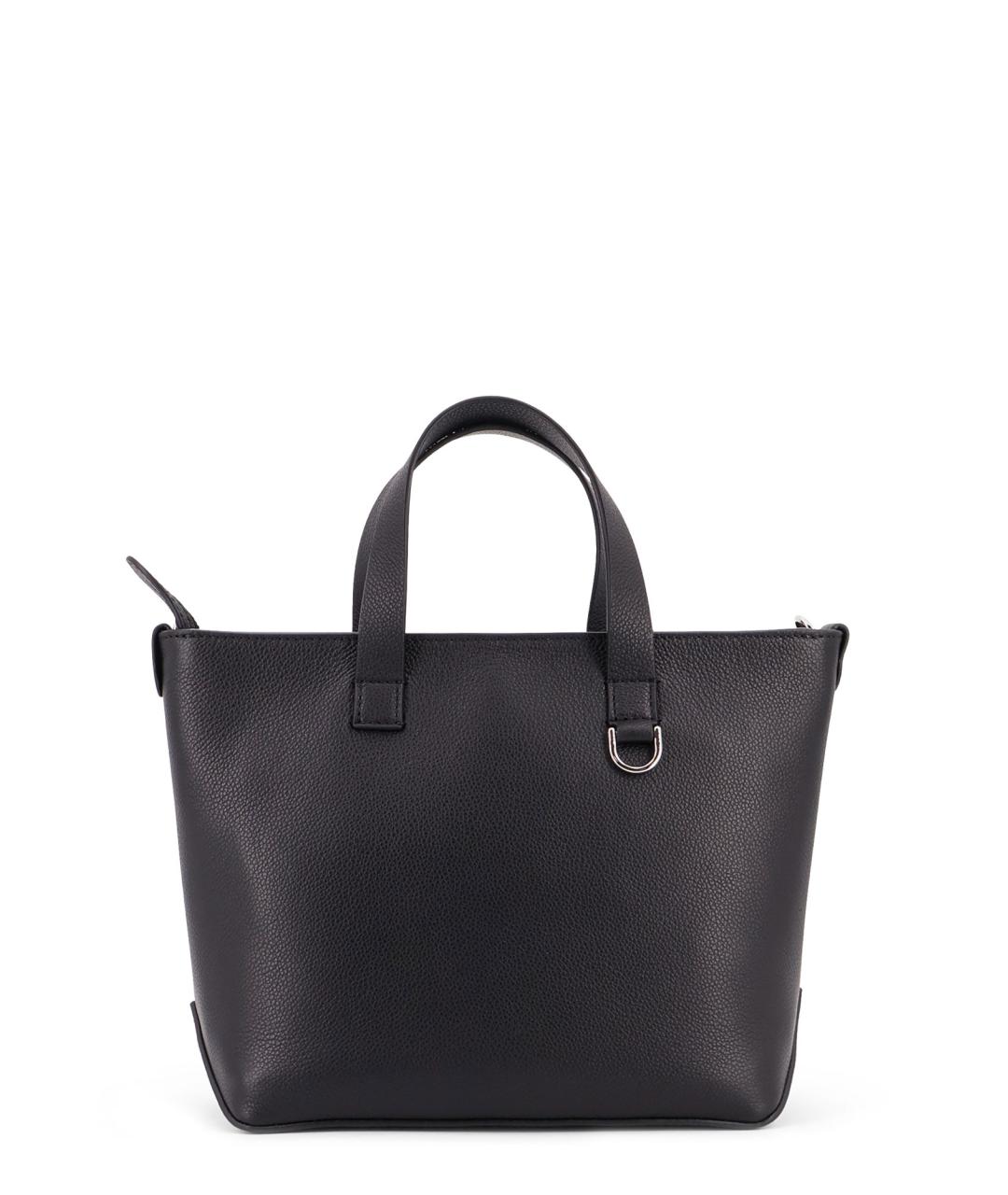 FENDI Черная кожаная сумка тоут, фото 2