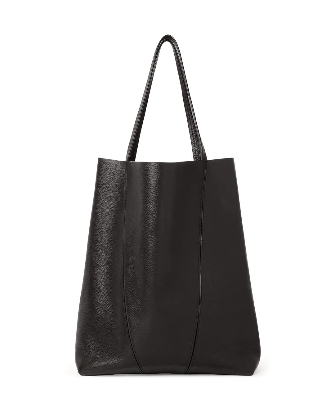 CHLOE Черная кожаная сумка тоут, фото 2