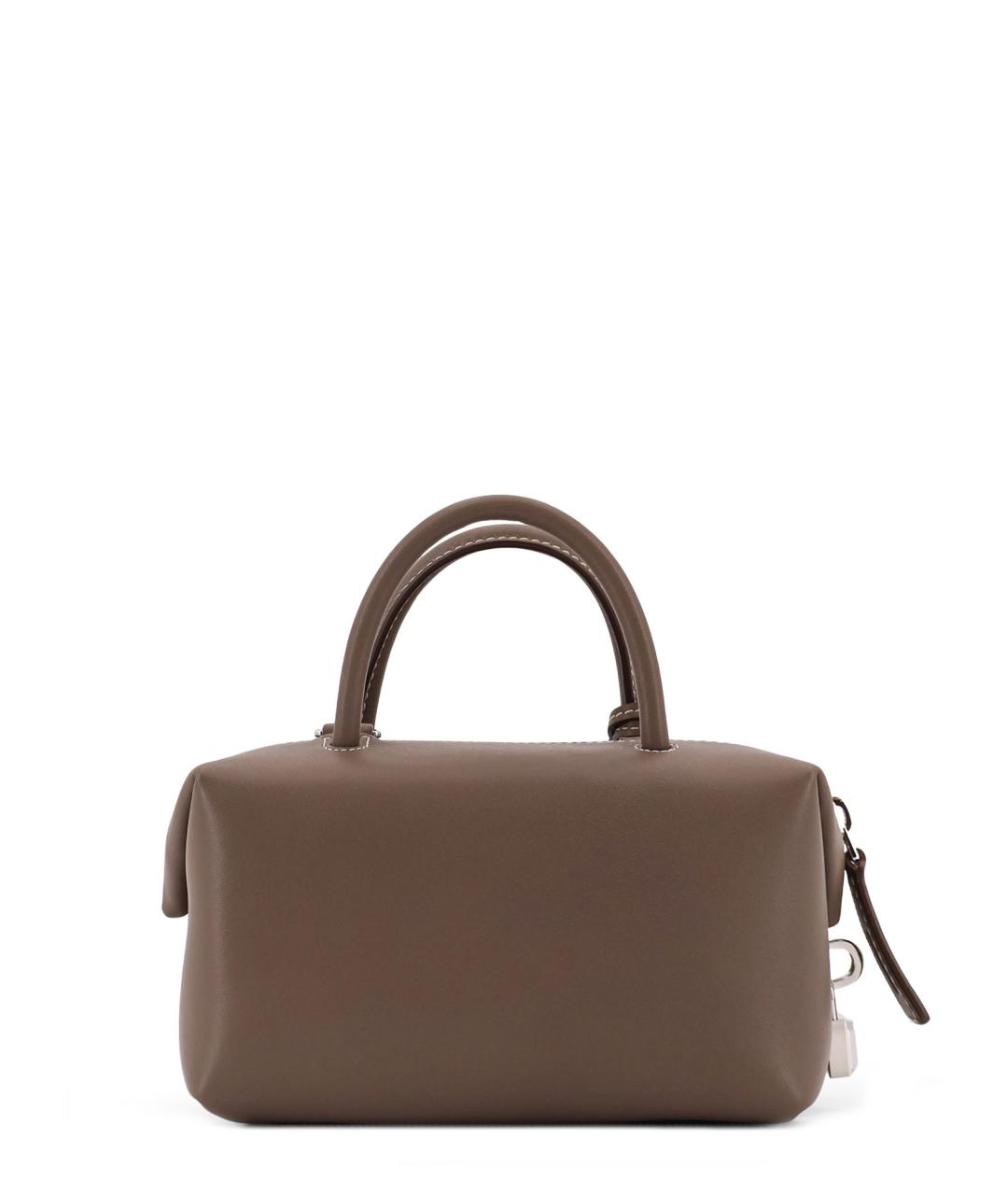 MAX MARA Бежевая кожаная сумка тоут, фото 2