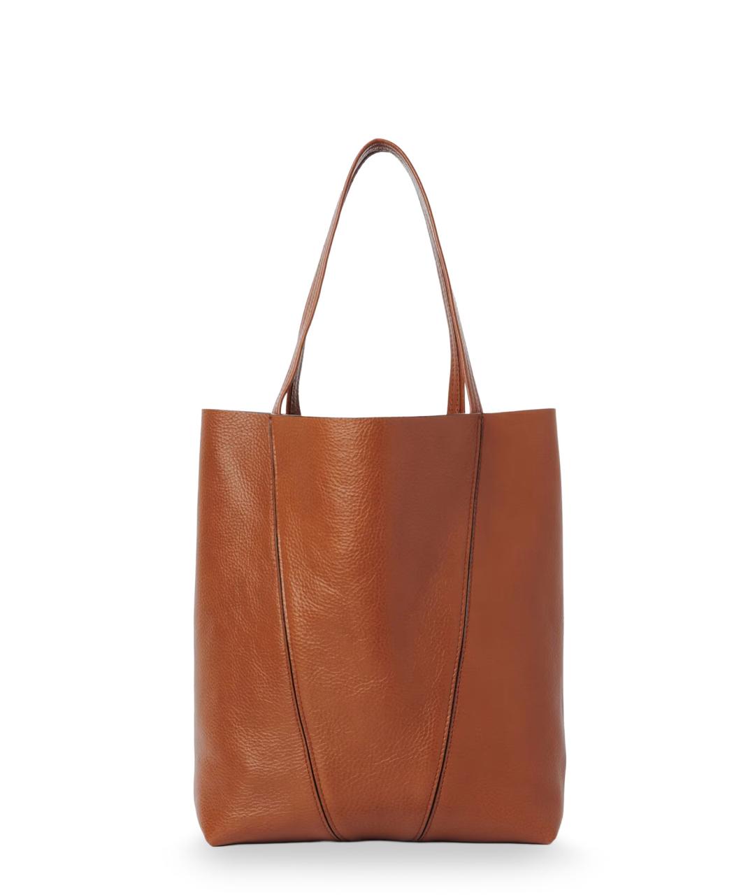 CHLOE Коричневая кожаная сумка тоут, фото 2