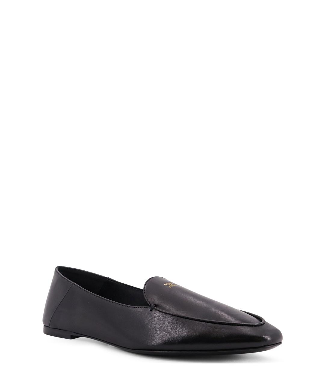 CELINE Черные кожаные лоферы, фото 2