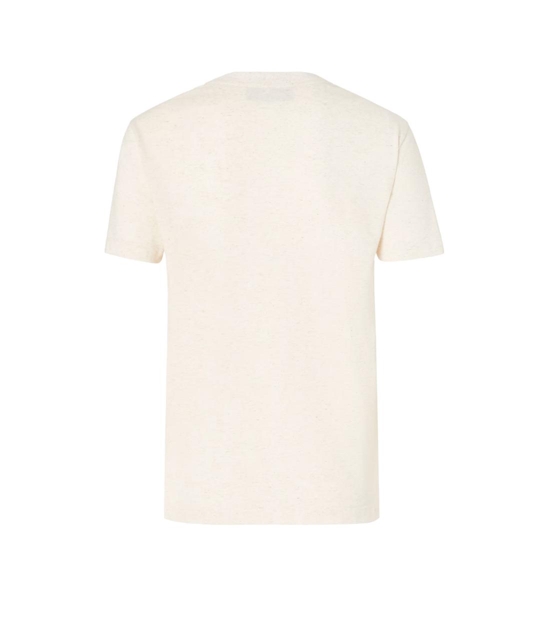 FENDI Белая хлопковая футболка, фото 2