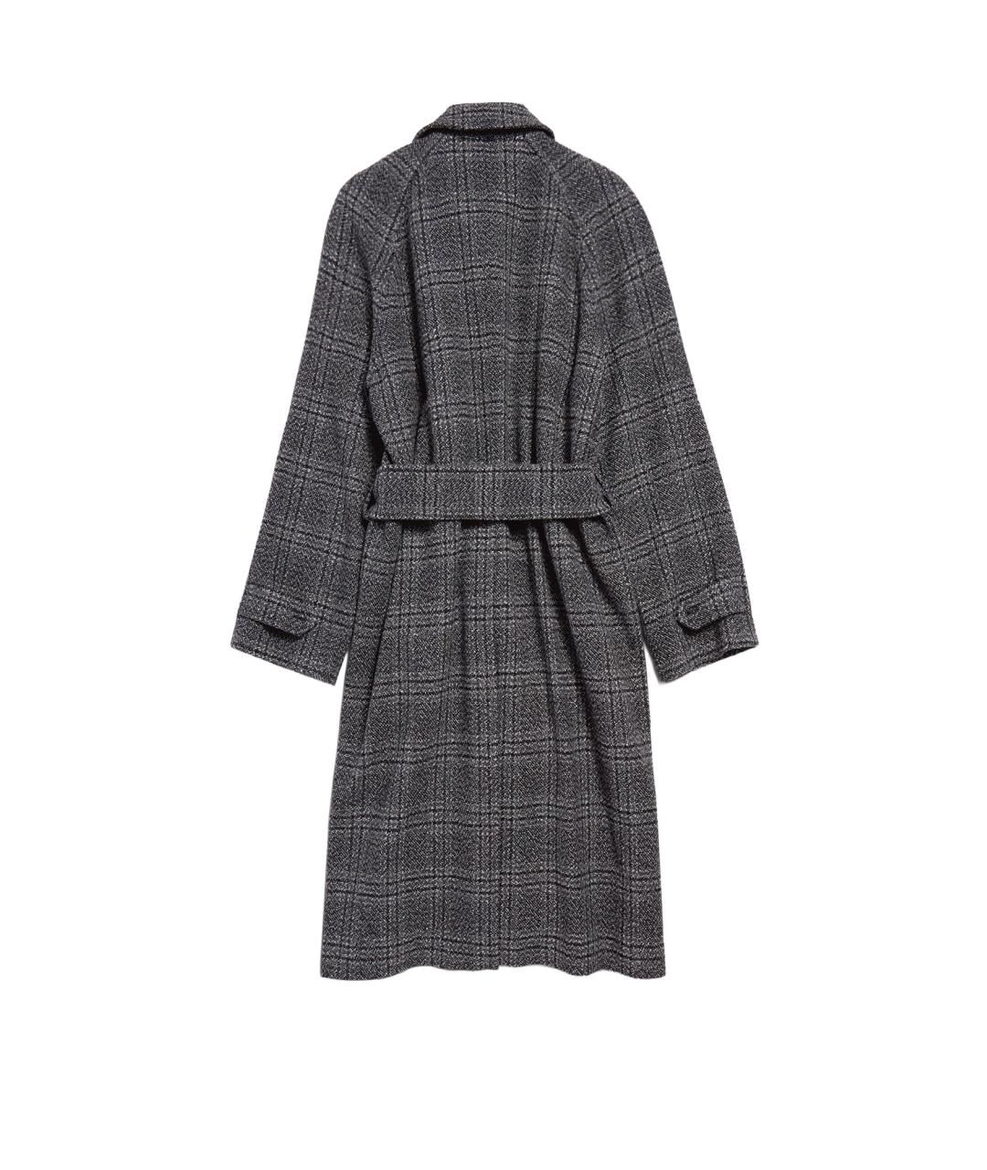 BALENCIAGA Мульти шерстяное пальто, фото 2
