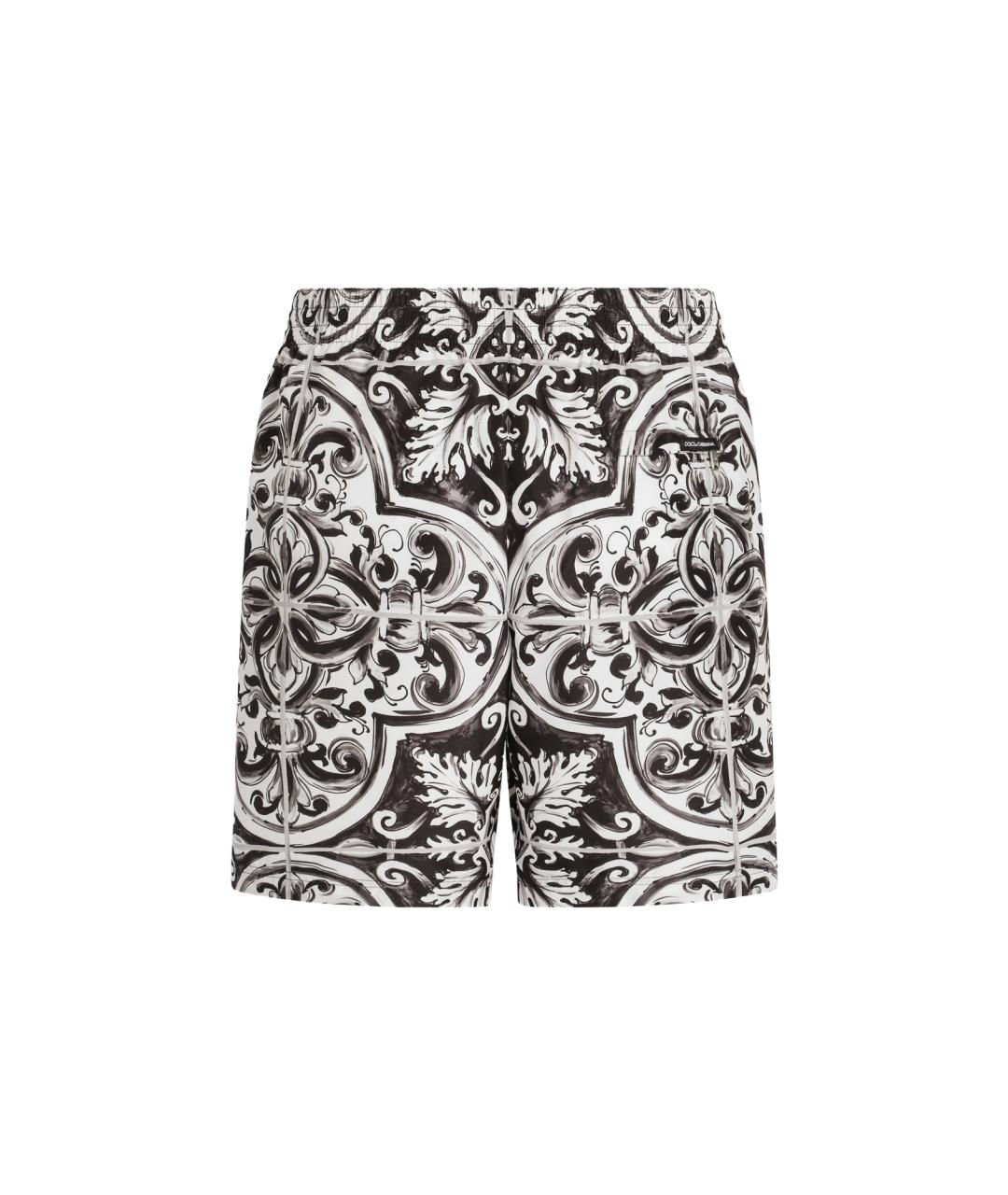 DOLCE&GABBANA Мульти полиэстеровые шорты, фото 2