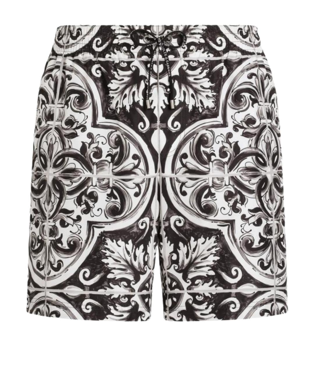 DOLCE&GABBANA Мульти полиэстеровые шорты, фото 1