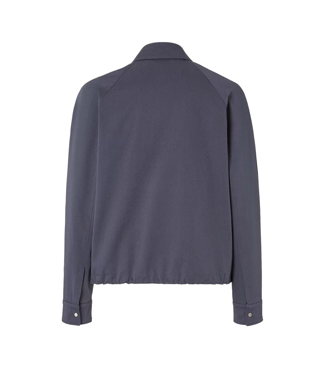 FENDI Синяя хлопковая куртка, фото 2