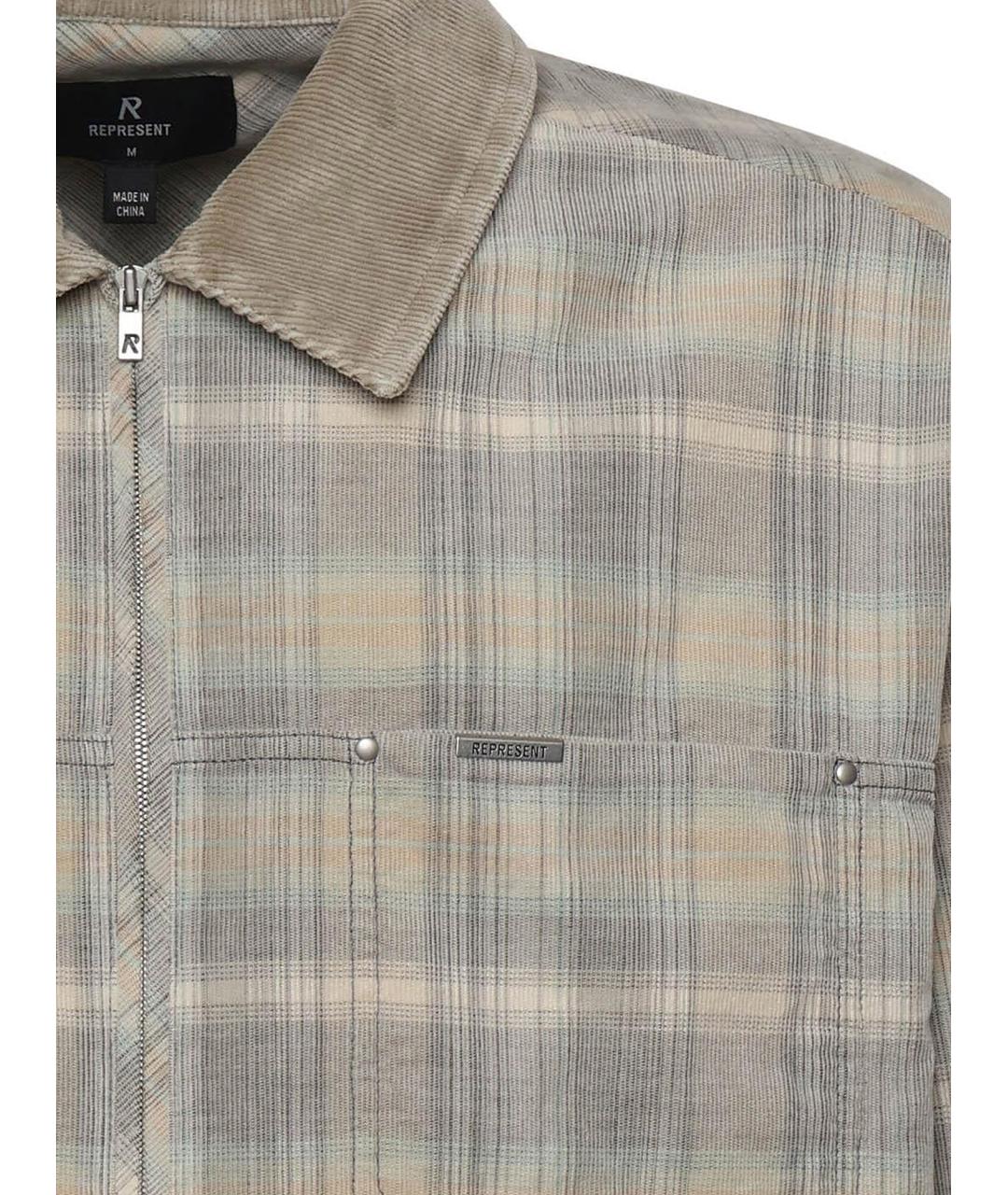 REPRESENT Мульти хлопковая кэжуал рубашка, фото 3