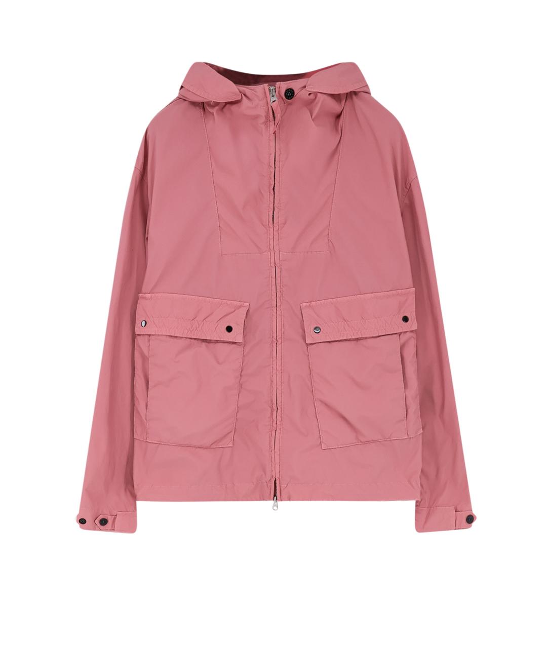 STONE ISLAND Розовая полиэстеровая куртка, фото 1