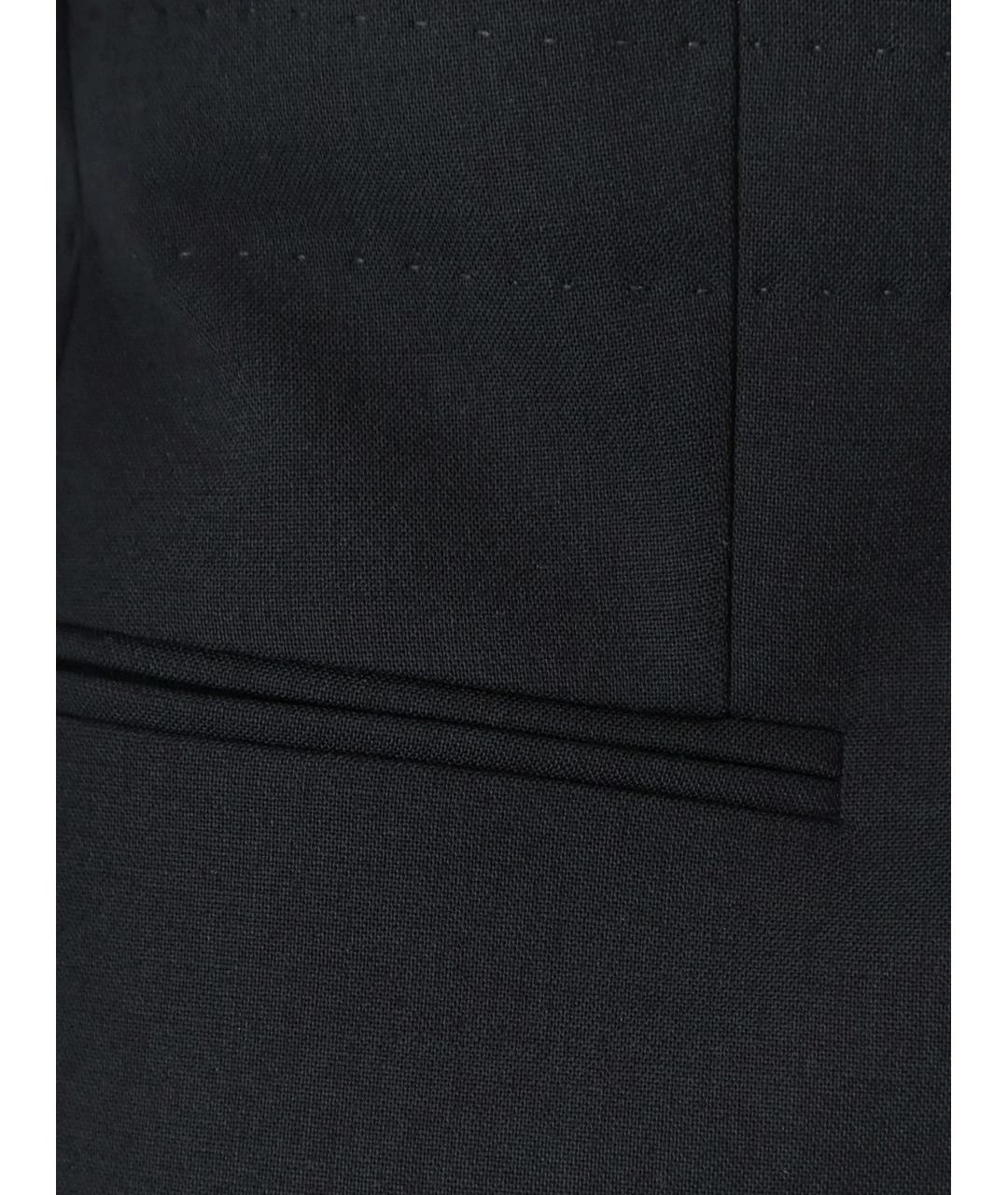 GUCCI Черный шерстяной жакет/пиджак, фото 3