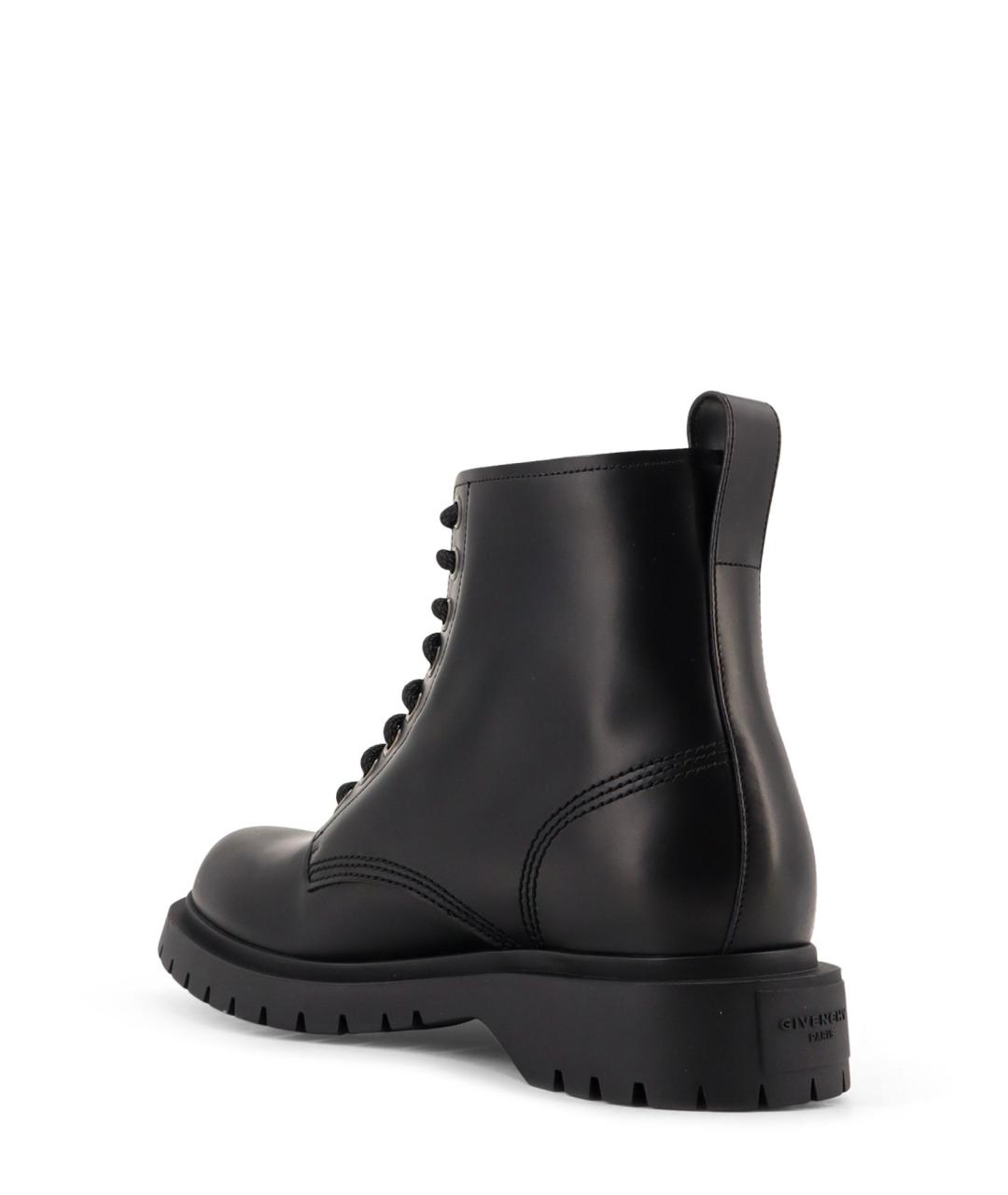 GIVENCHY Черные кожаные высокие ботинки, фото 3