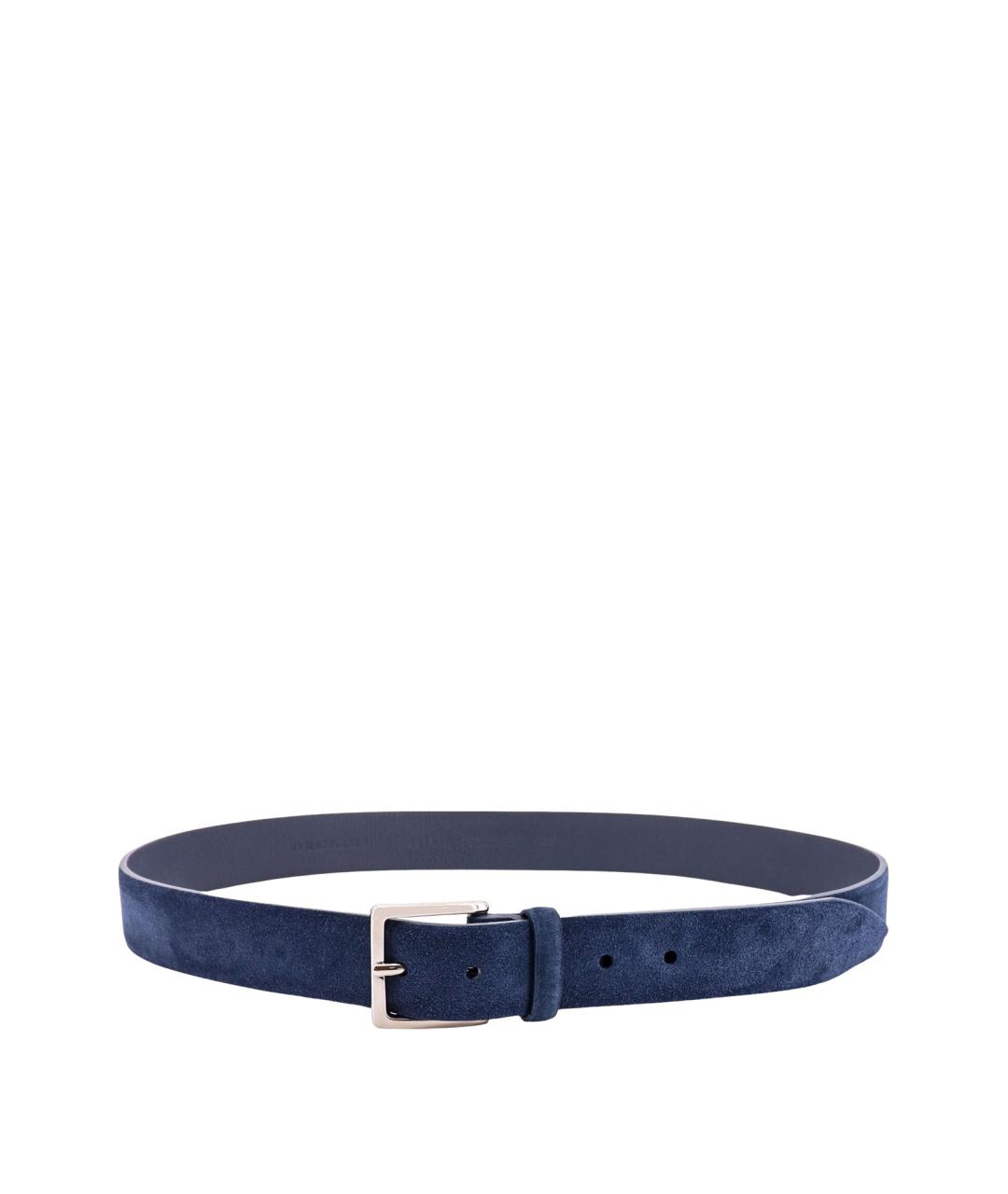 ORCIANI Синий замшевый ремень, фото 1