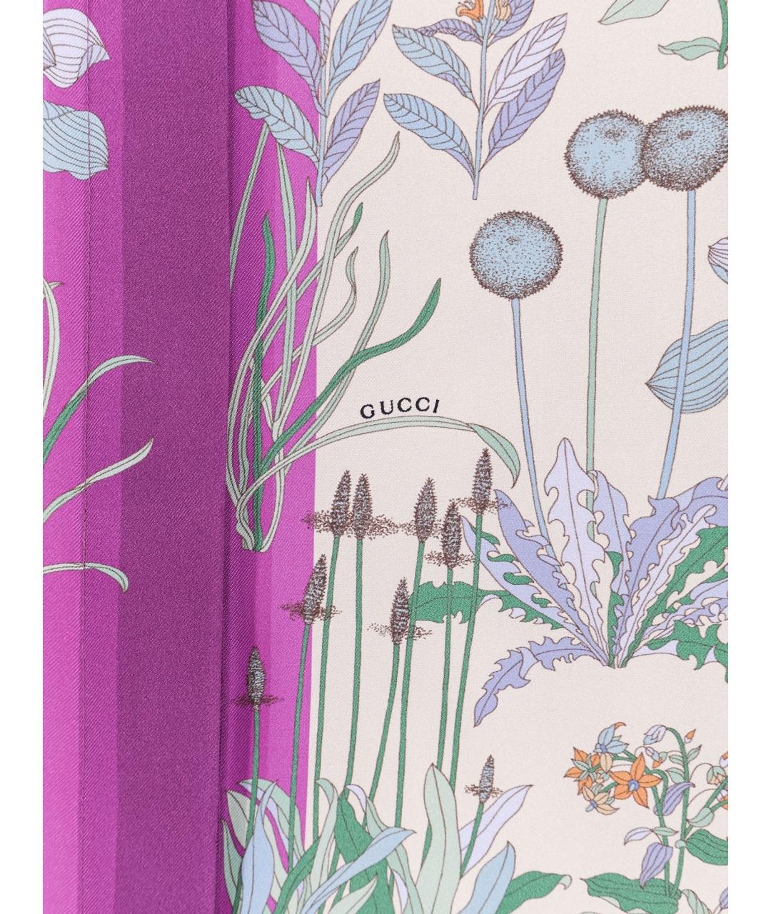 GUCCI Мульти шелковая рубашка, фото 3