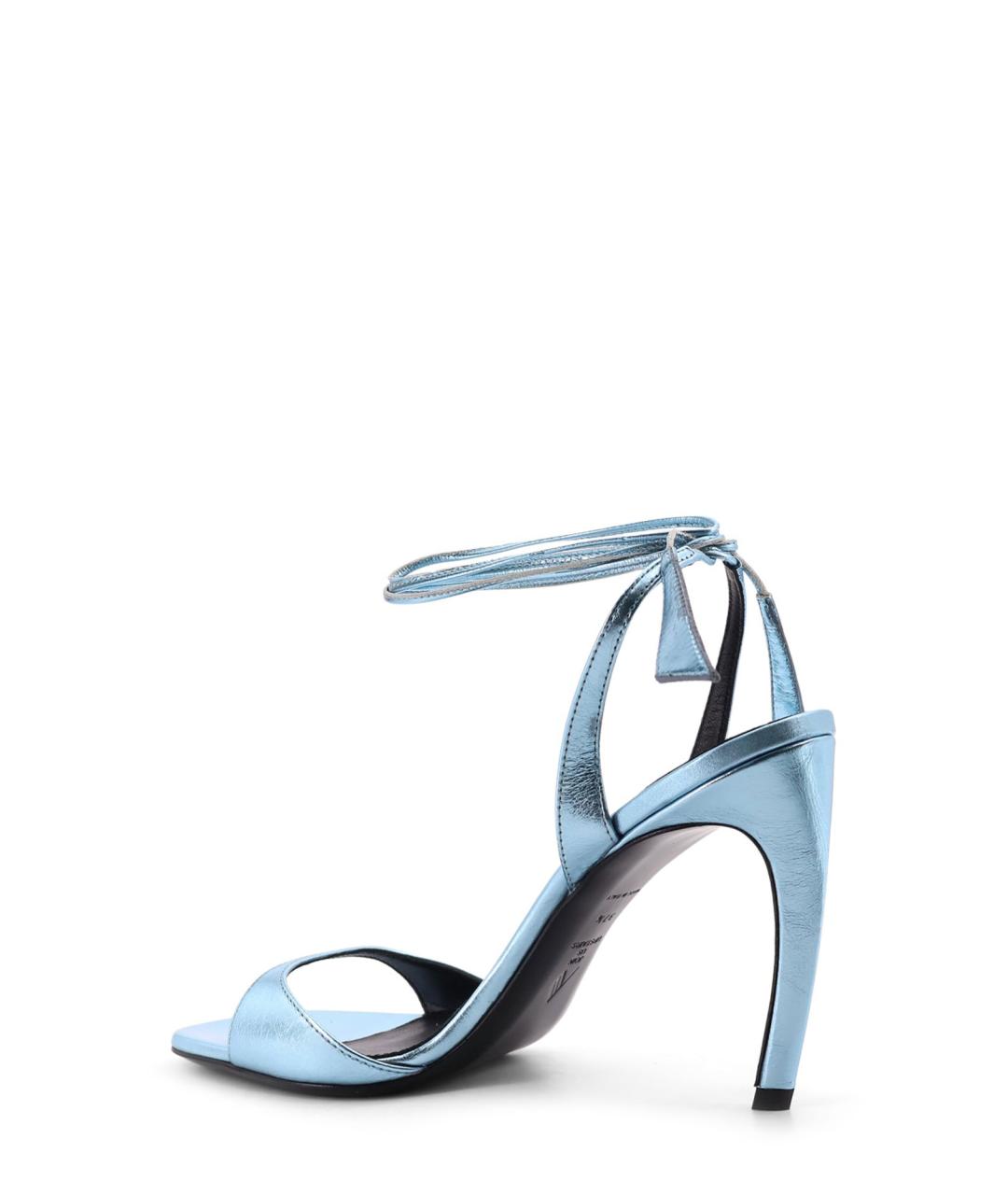 THE ATTICO Синие босоножки, фото 3