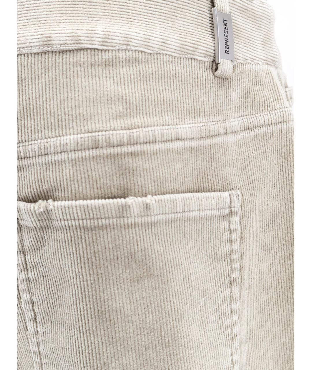 REPRESENT Серые хлопковые прямые джинсы, фото 3