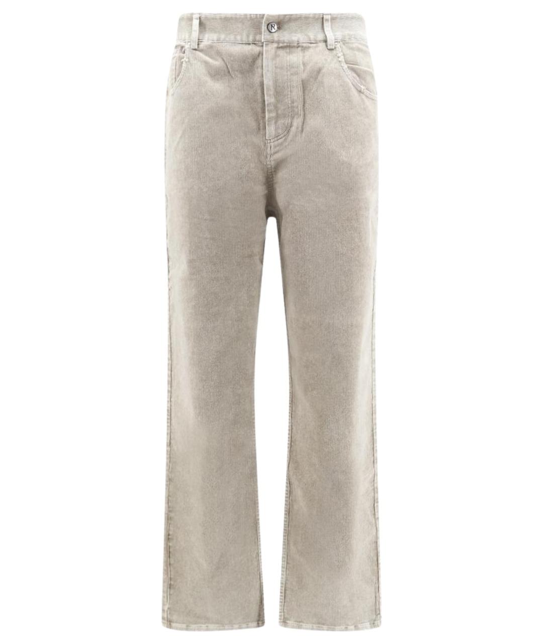 REPRESENT Серые хлопковые прямые джинсы, фото 1