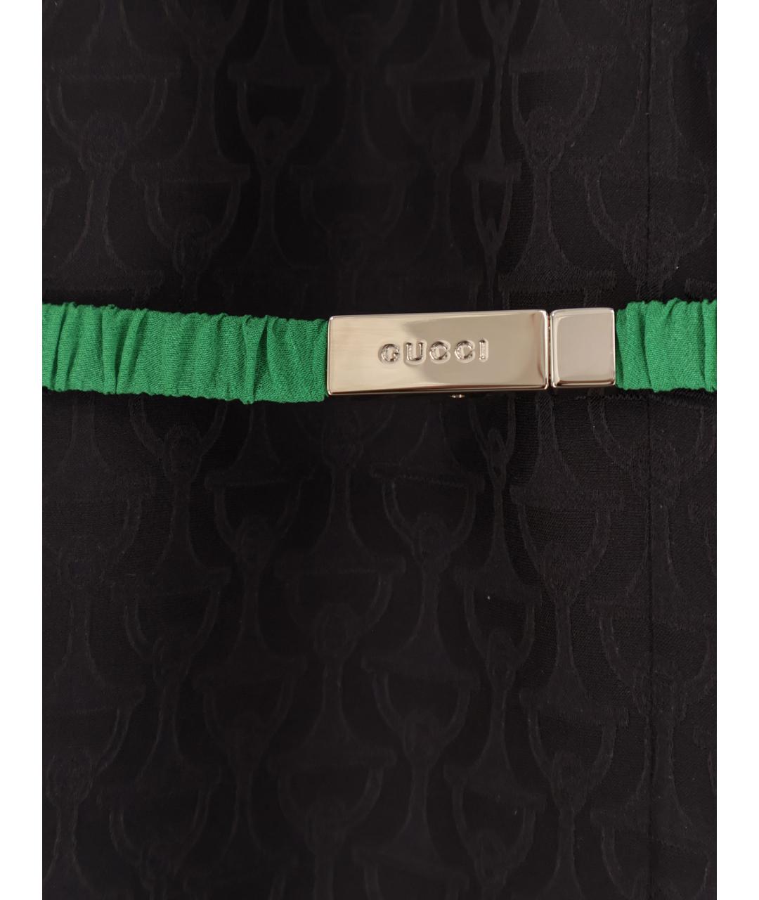 GUCCI Коричневая шелковая блузы, фото 3