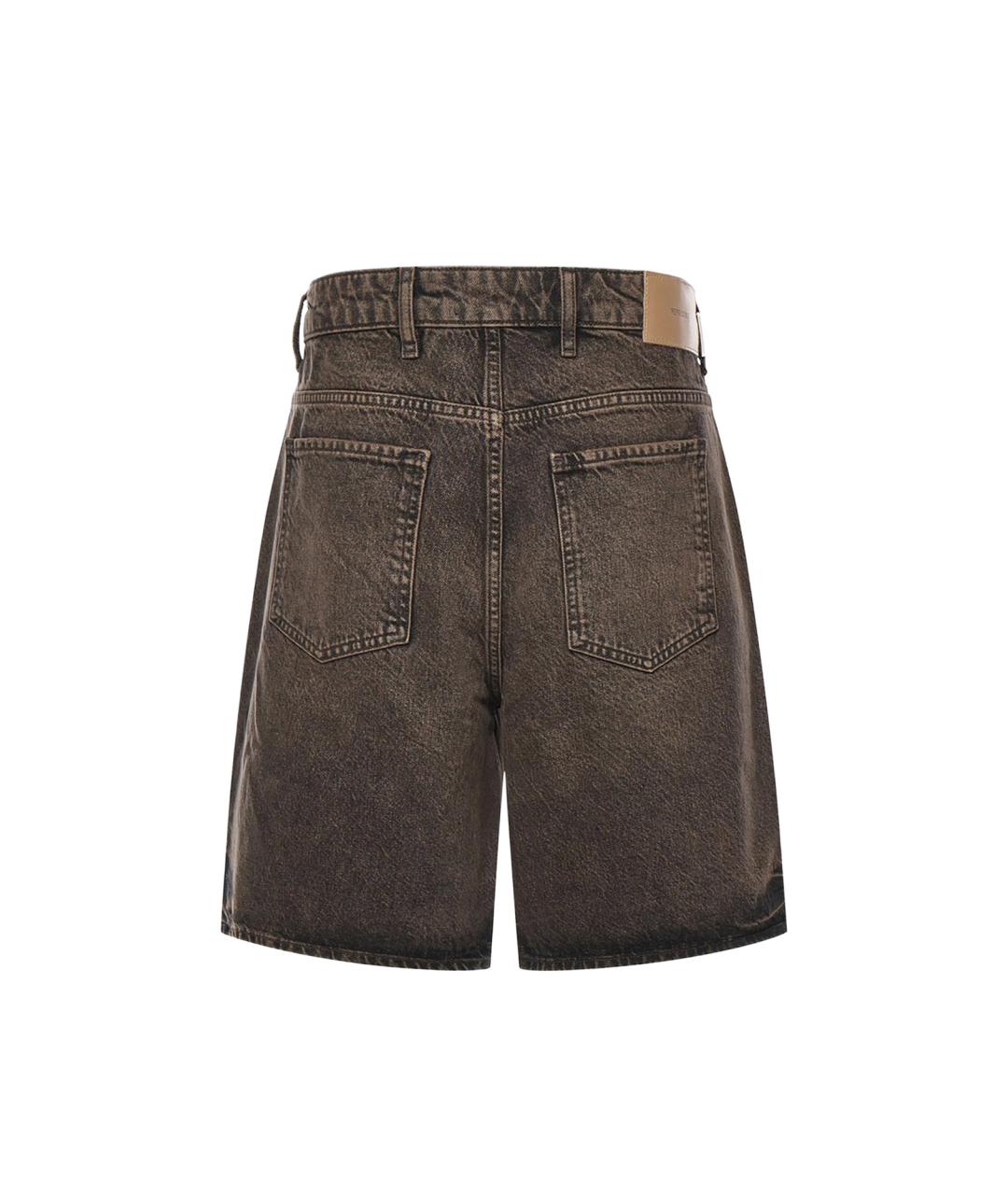 REPRESENT Коричневые хлопковые шорты, фото 2